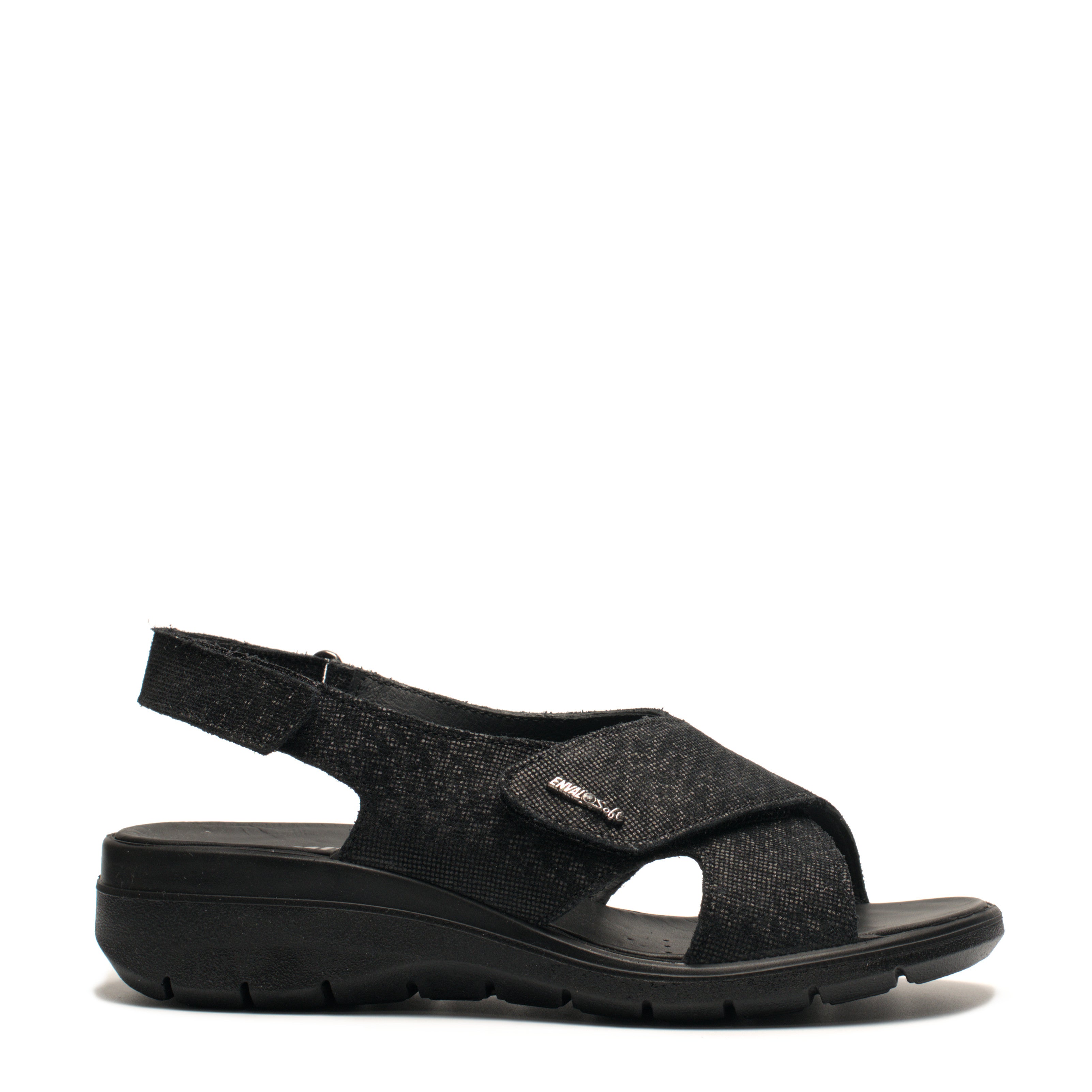 Sandali Zeppa Con Strappone Enval Soft 77769