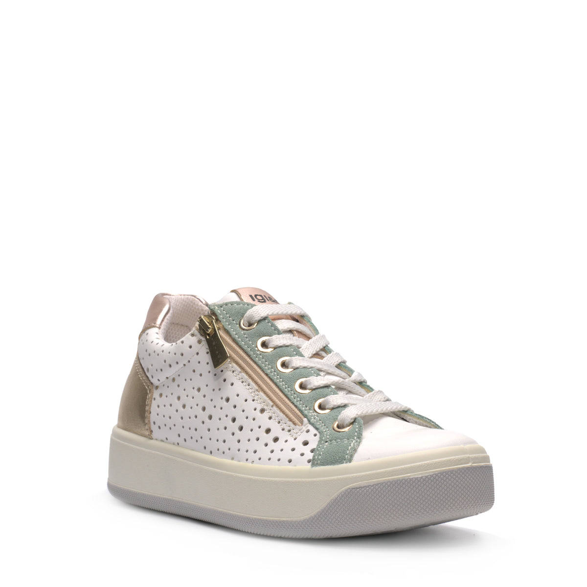 Scarpa Lacci+Zip S.Gomma Igi & Co 76564