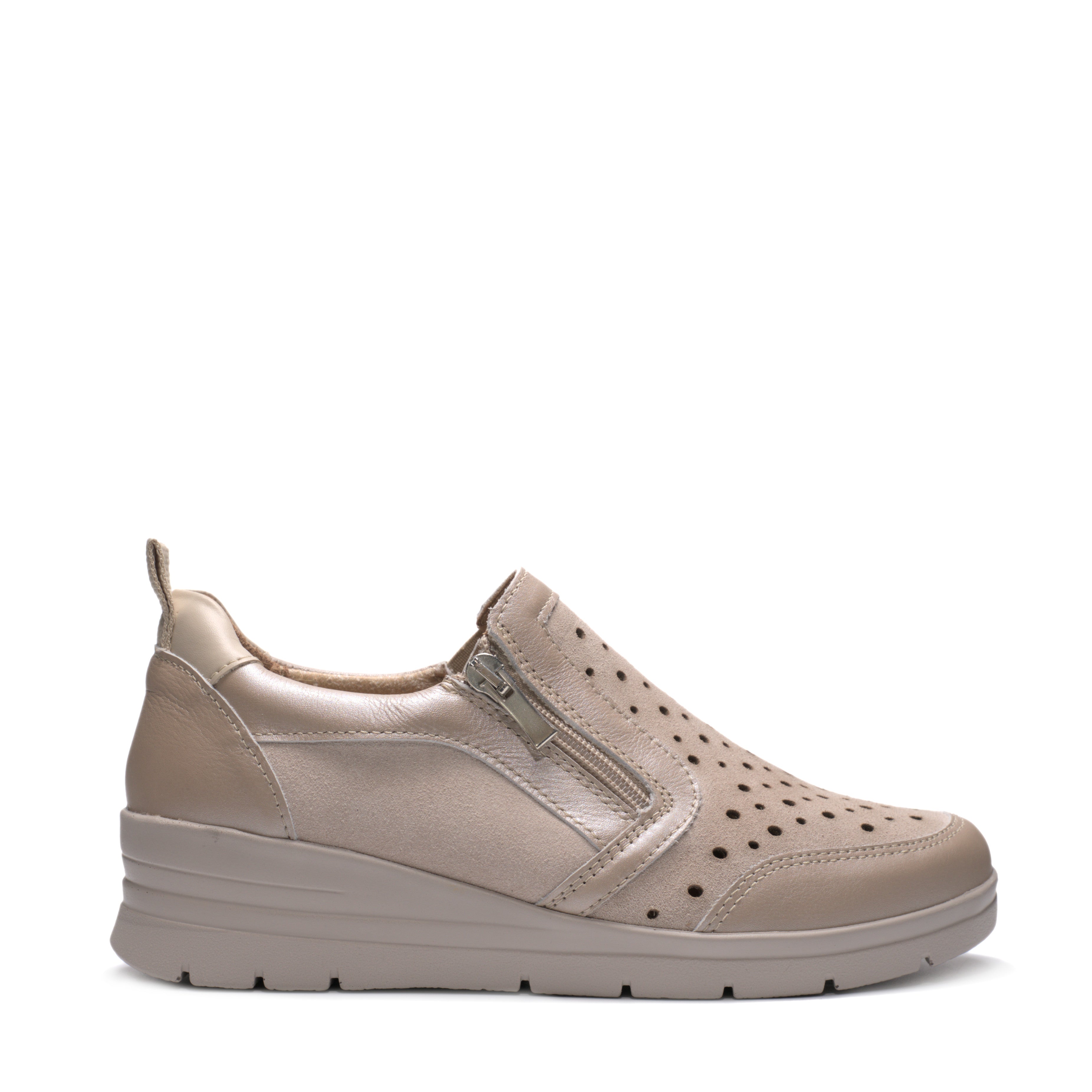 Slip On Con Zip Suola Gomma Grunland SC4594
