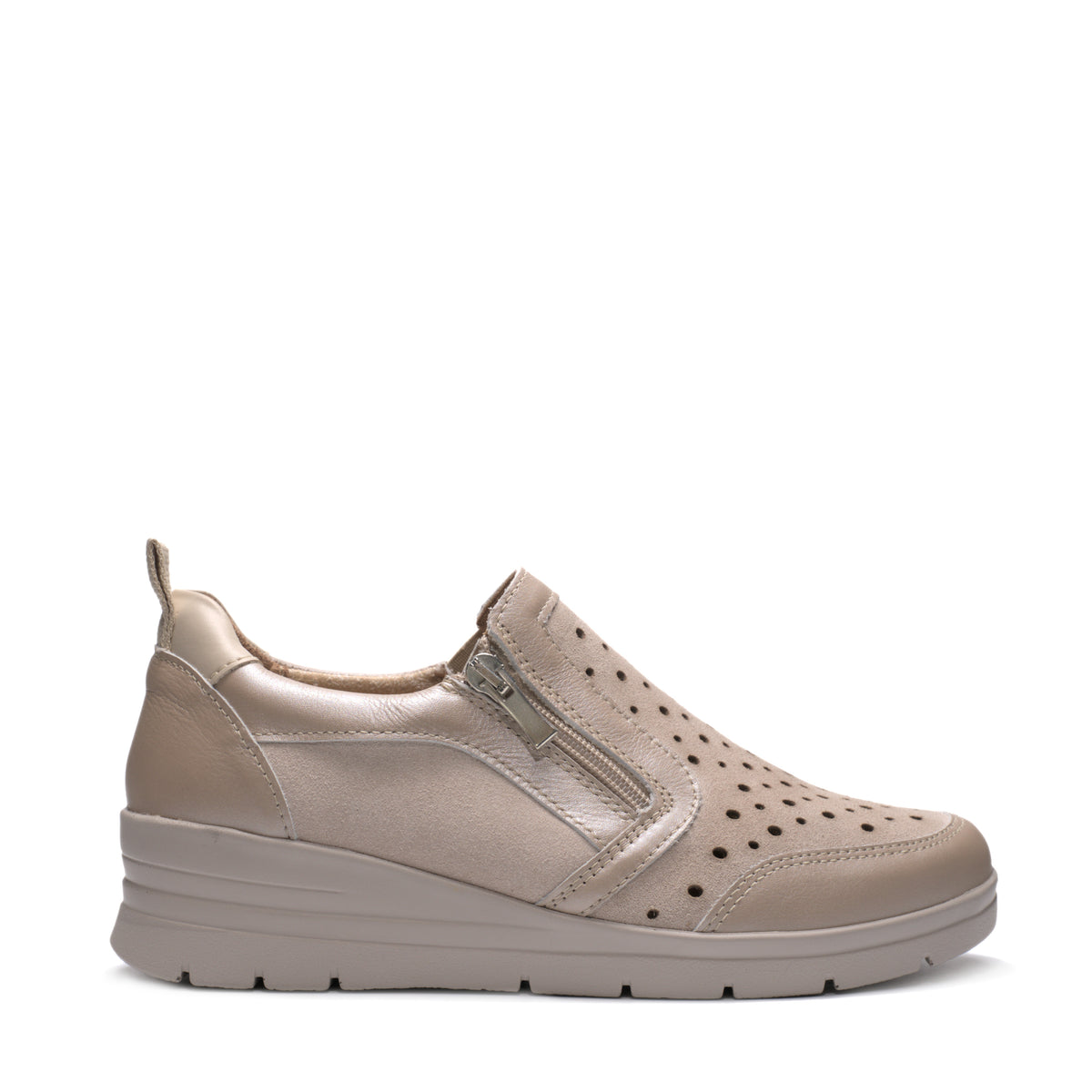 Slip On Con Zip Suola Gomma Grunland SC4594