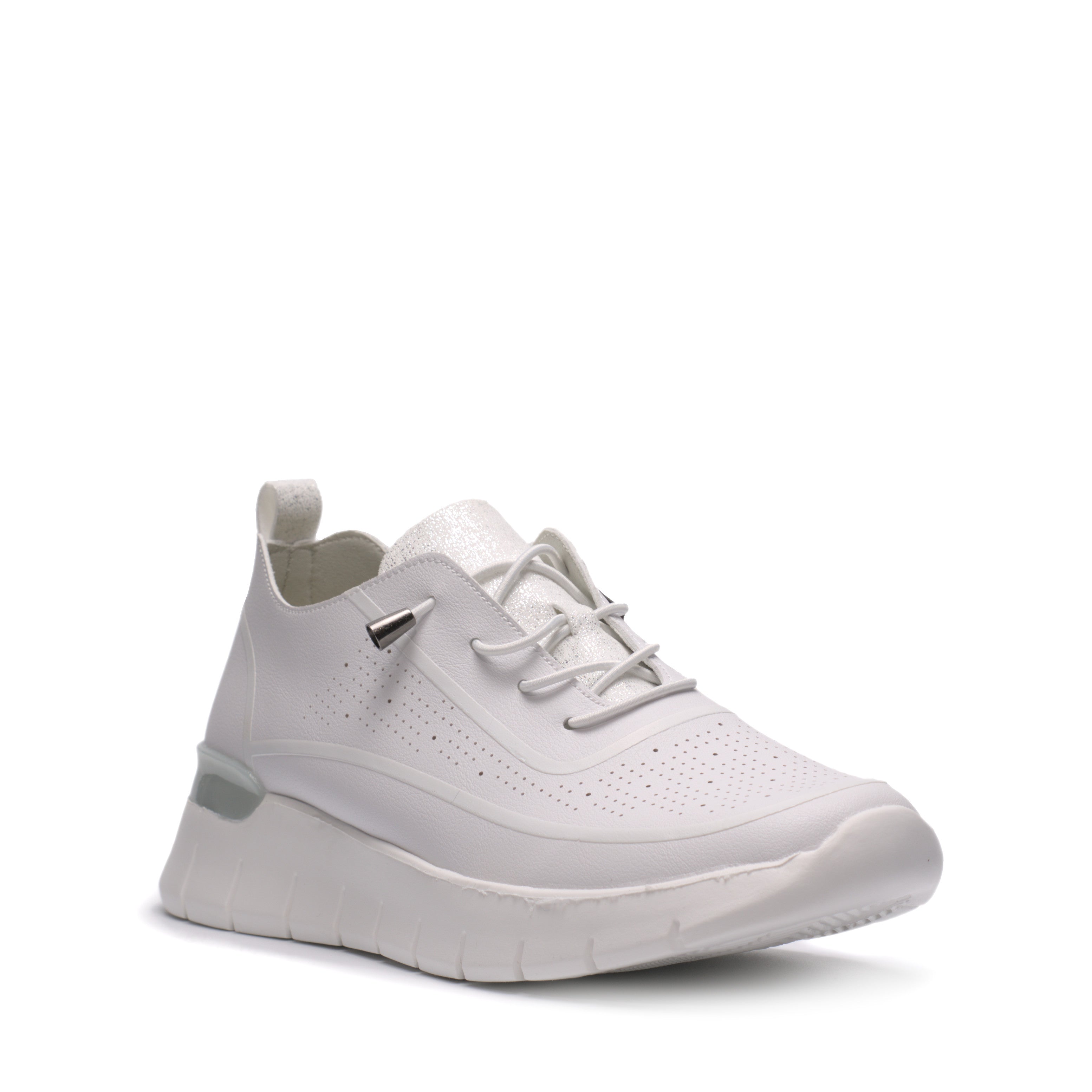 Sneaker Laserata Con Lacci Grunland SC0193