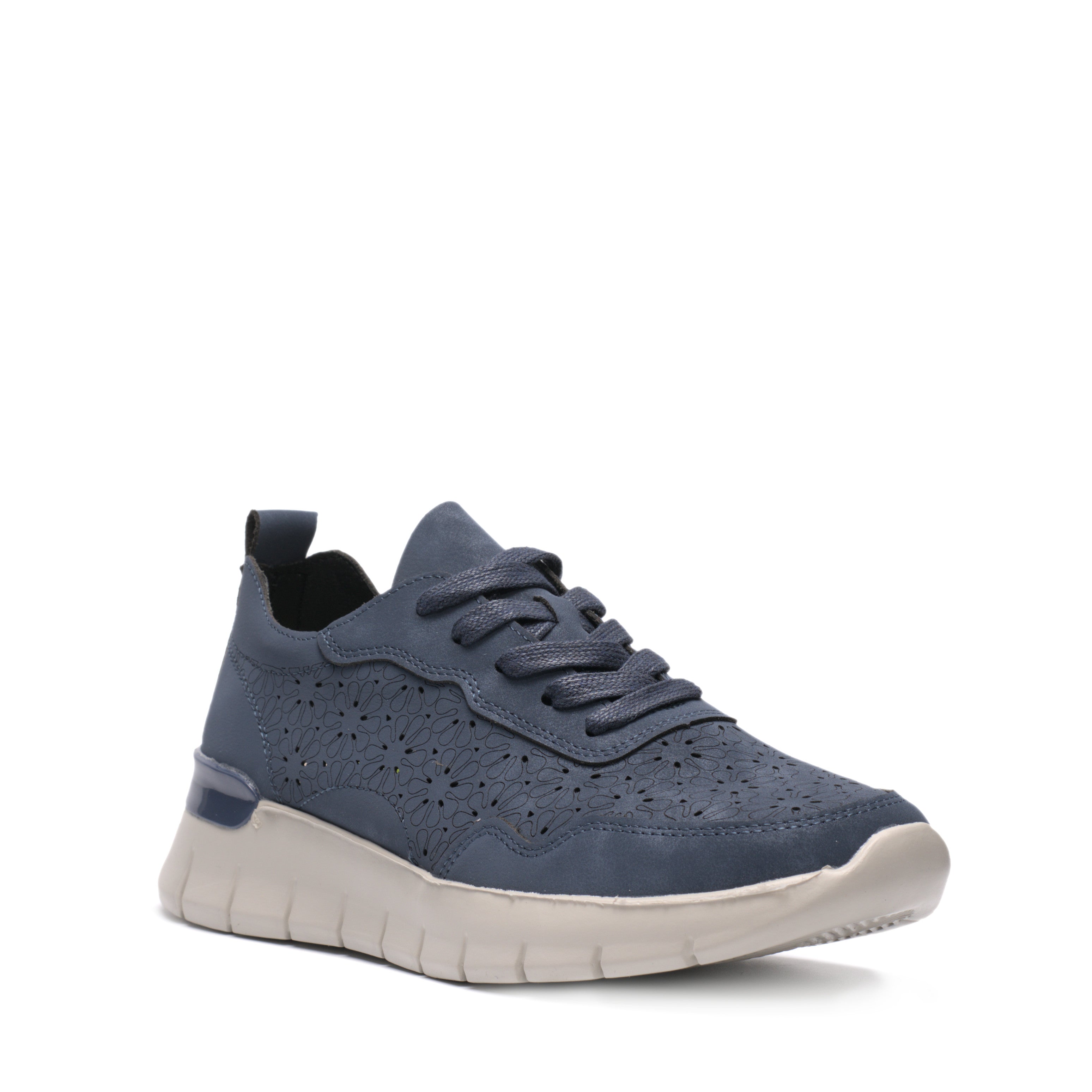 Sneaker Laserata Con Lacci Grunland SC0195