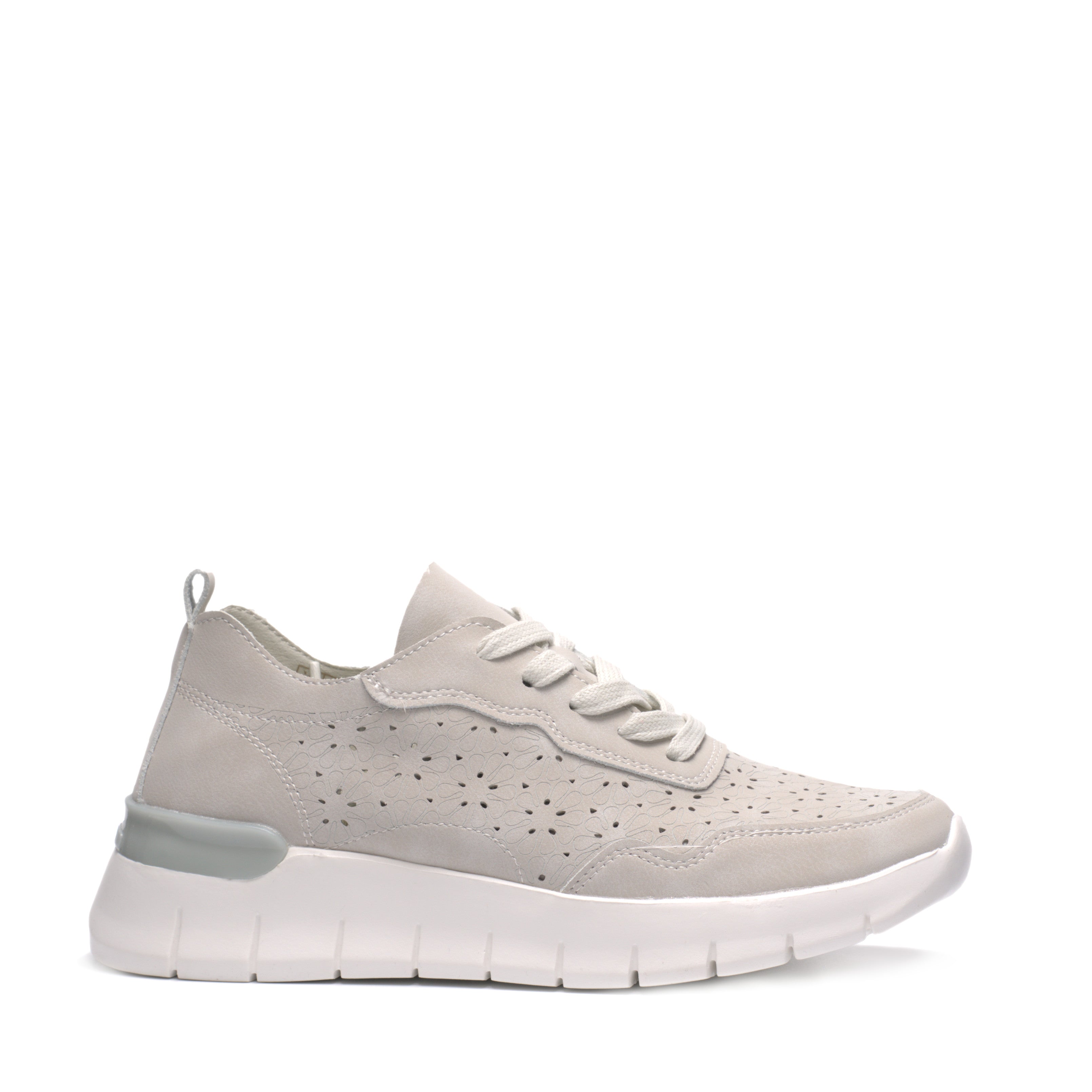 Sneaker Laserata Con Lacci Grunland SC0195