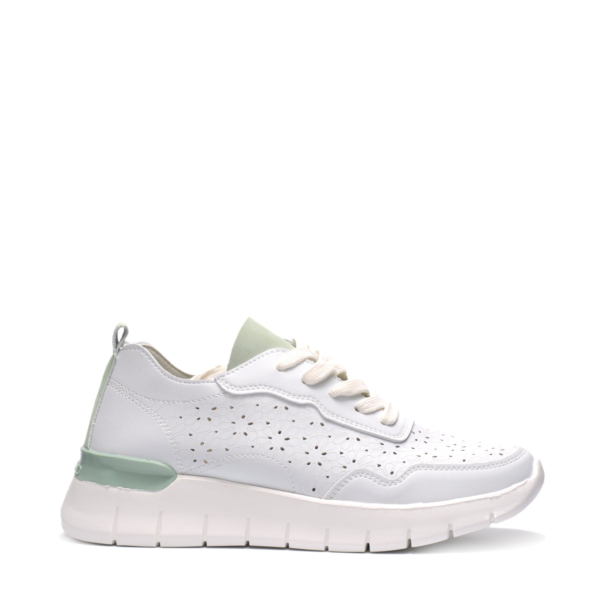 Sneaker Laserata Con Lacci Grunland SC0196