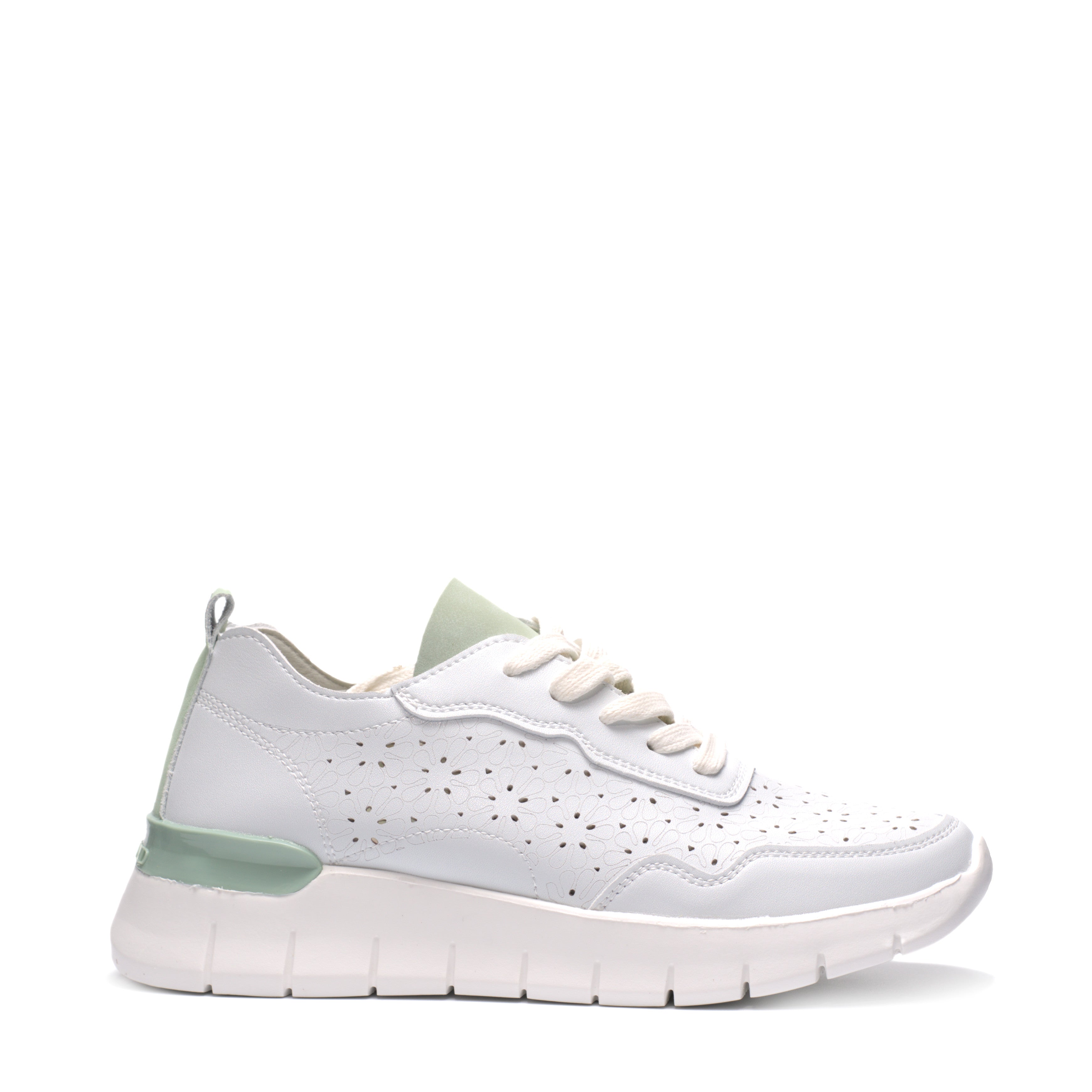 Sneaker Laserata Con Lacci Grunland SC0196
