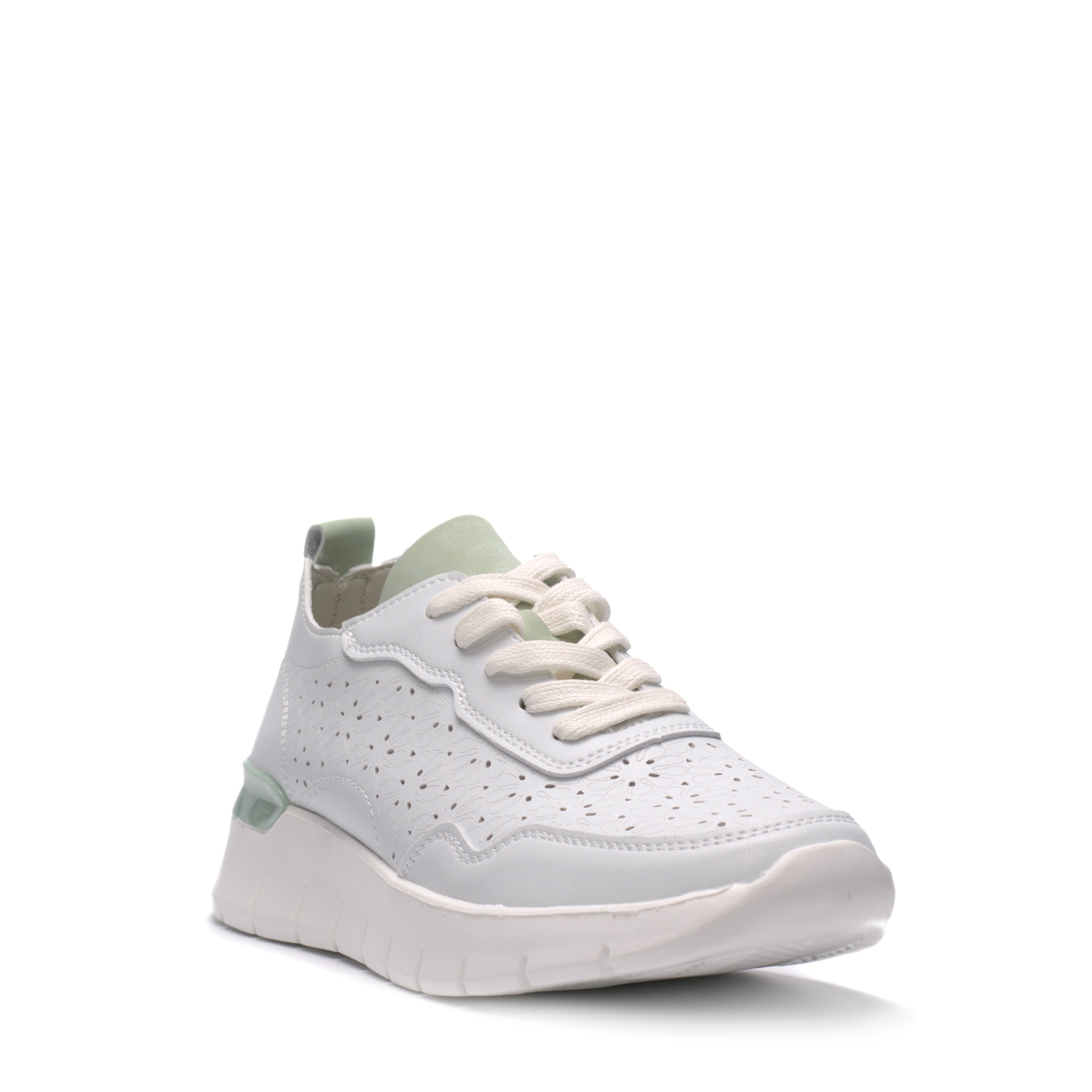 Sneaker Laserata Con Lacci Grunland SC0196