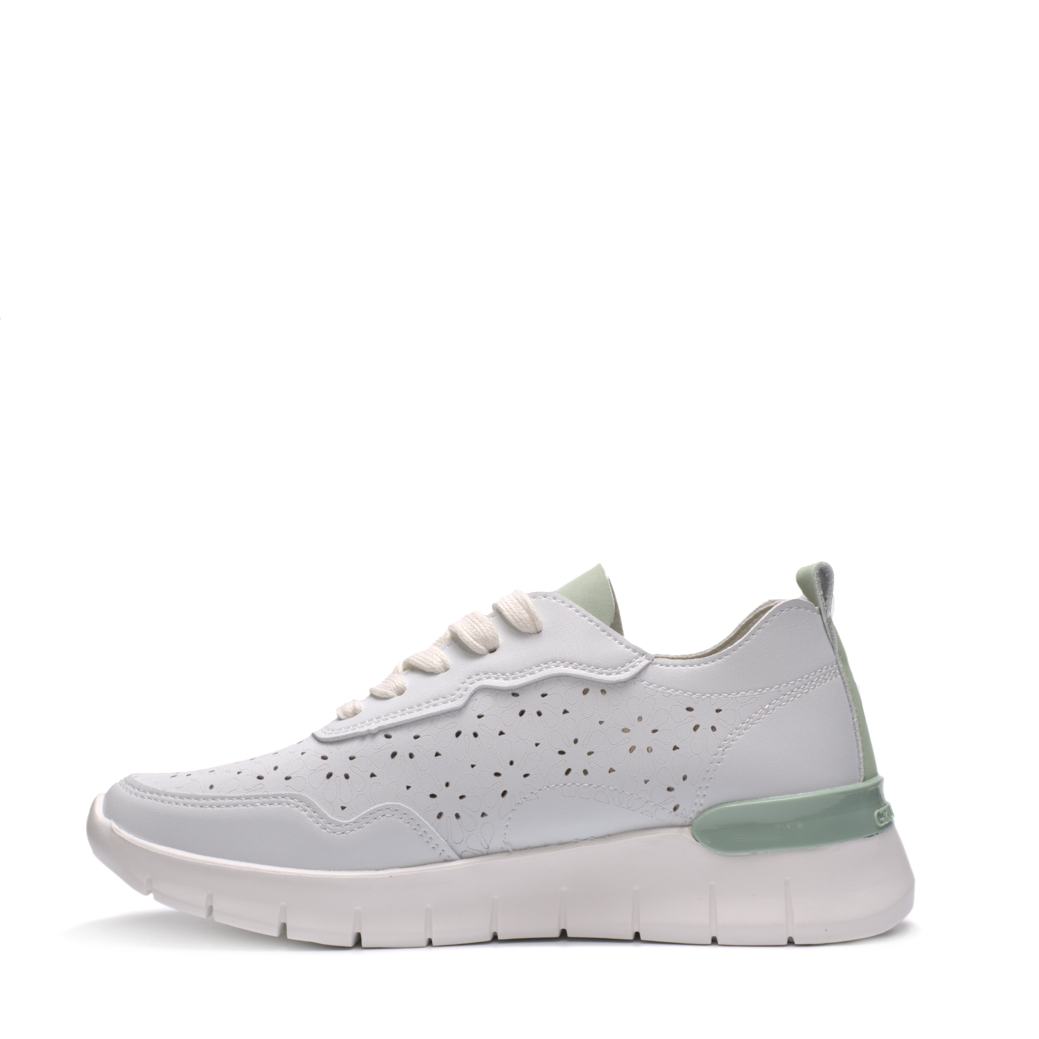 Sneaker Laserata Con Lacci Grunland SC0196