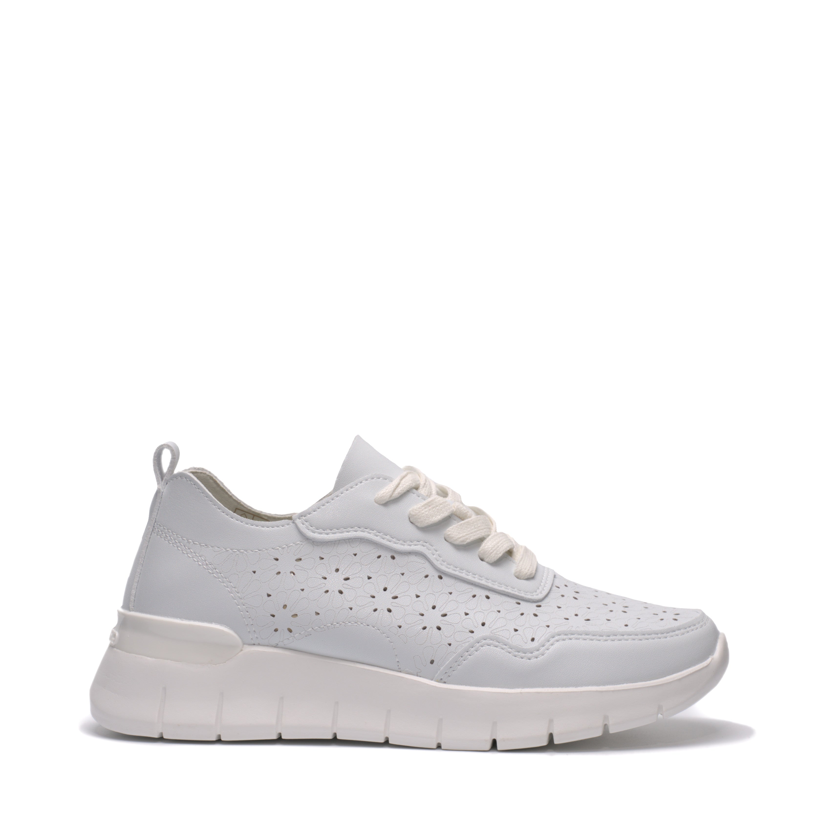 Sneaker Laserata Con Lacci Grunland SC0196