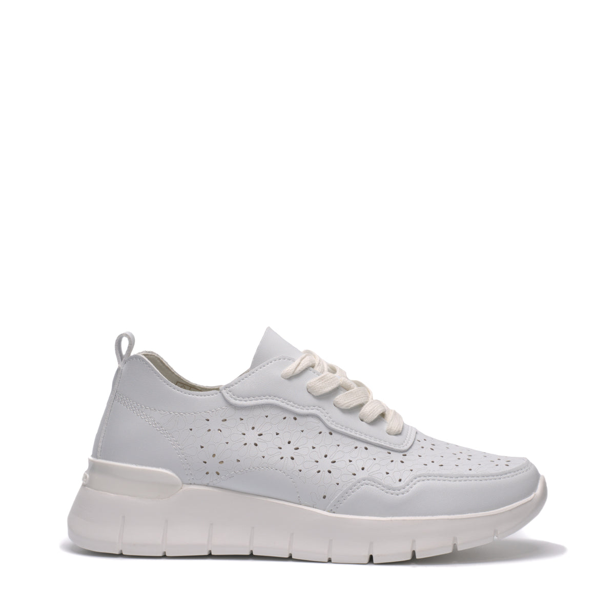 Sneaker Laserata Con Lacci Grunland SC0196