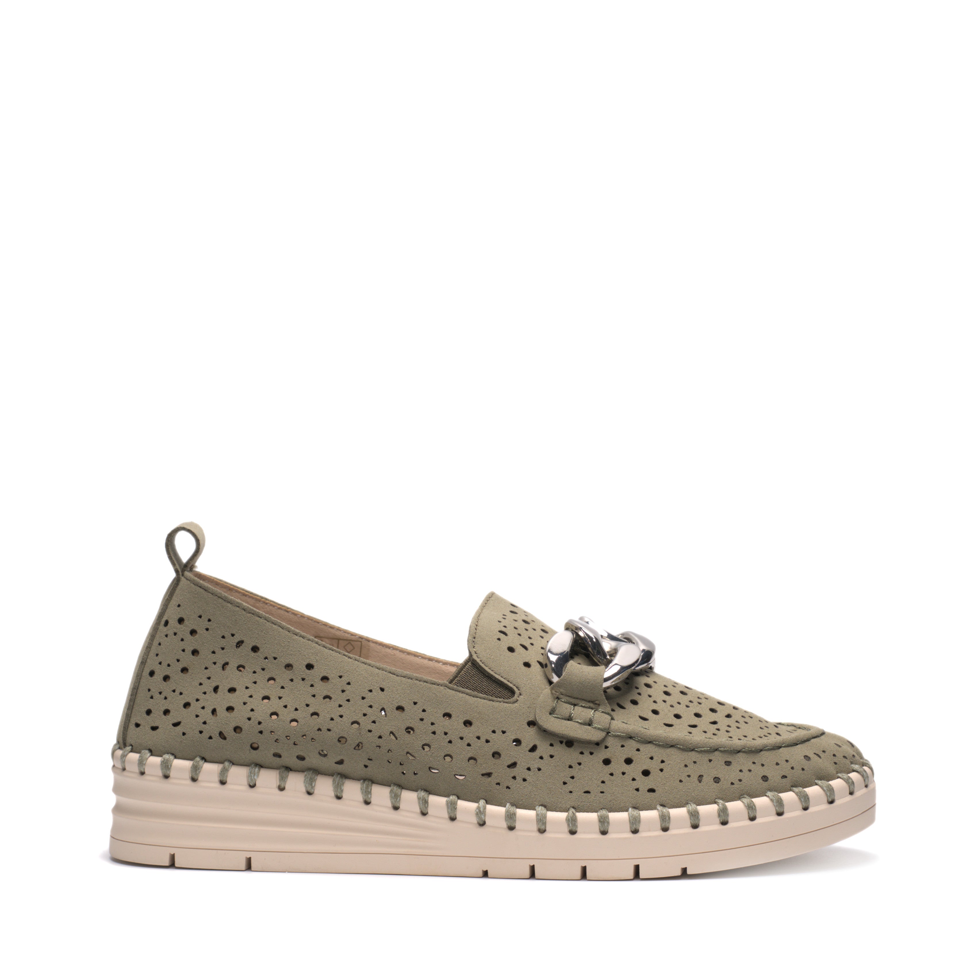 Mocassino Con Morsetto Laserato Grunland SC4381