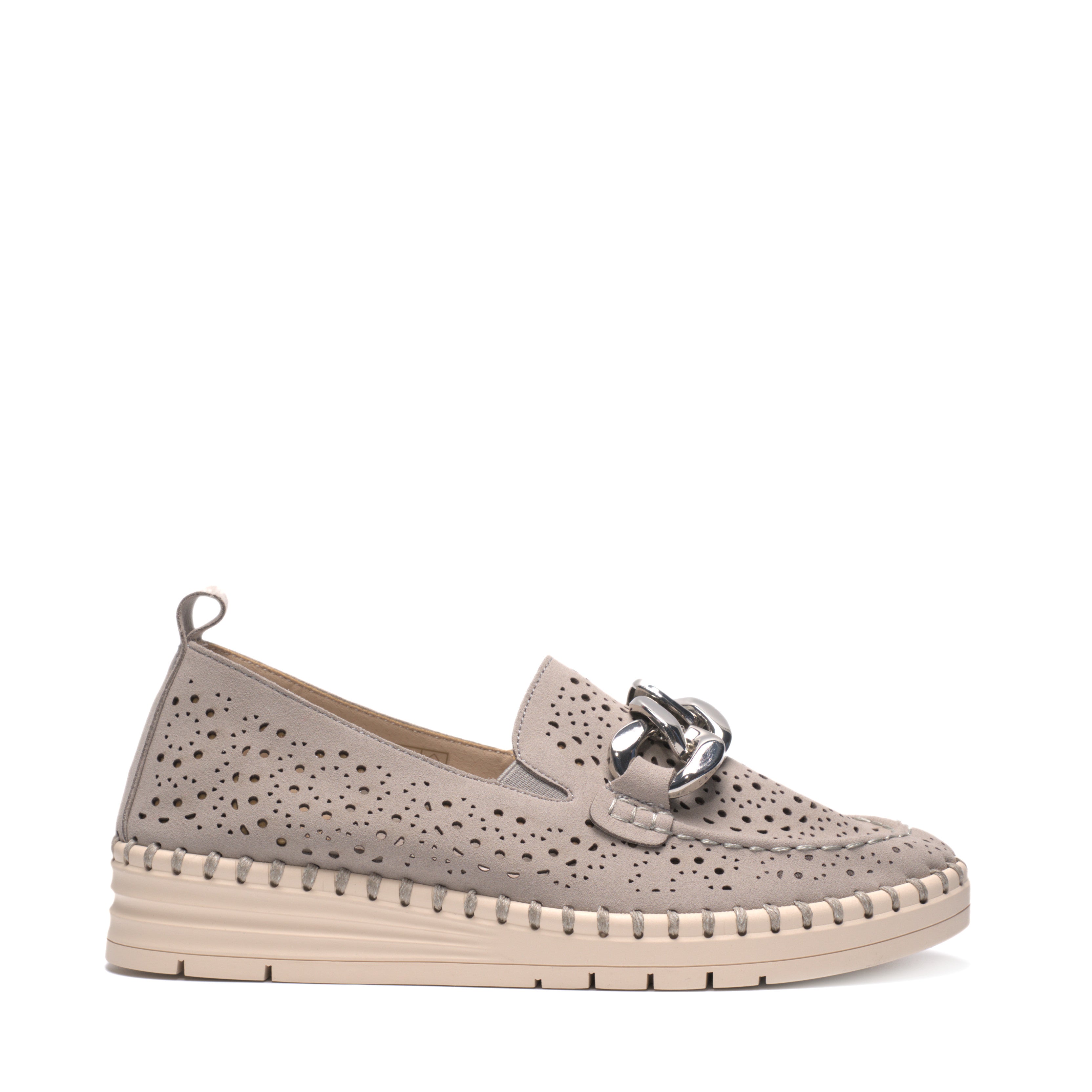 Mocassino Con Morsetto Laserato Grunland SC4381