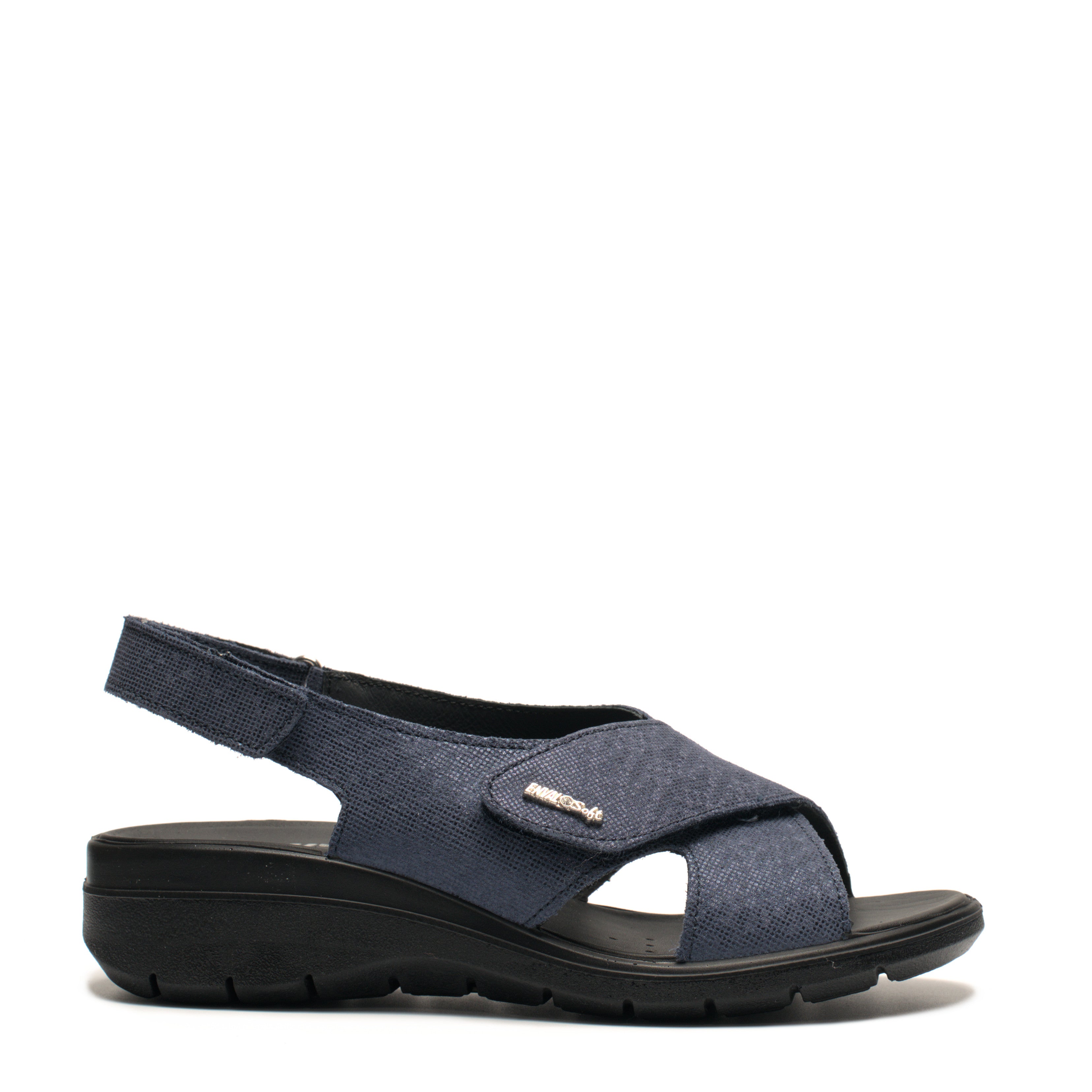 Sandali Zeppa Con Strappone Enval Soft 12809