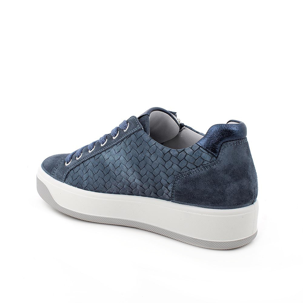 Scarpa Lacci + Zip S.Gomma Igi & Co 76565