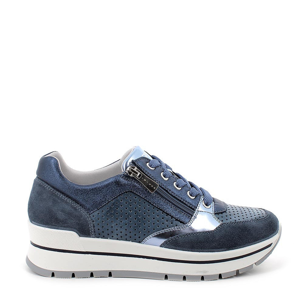 Scarpa Lacci + Zip S.Gomma Igi & Co 76607