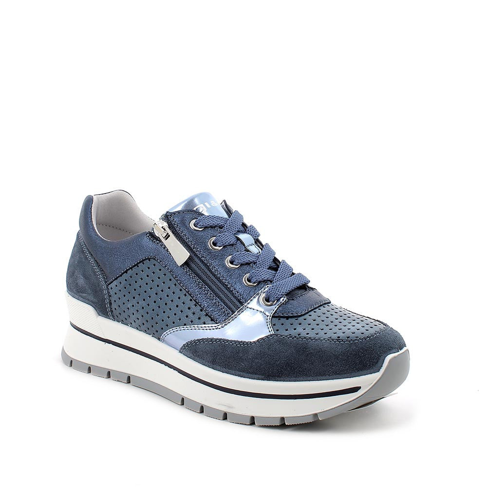 Scarpa Lacci + Zip S.Gomma Igi & Co 76607