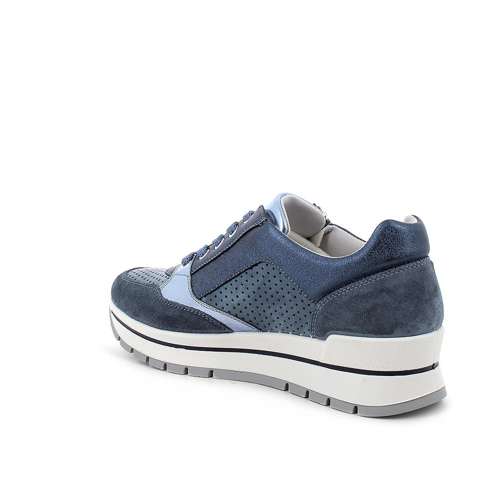 Scarpa Lacci + Zip S.Gomma Igi & Co 76607