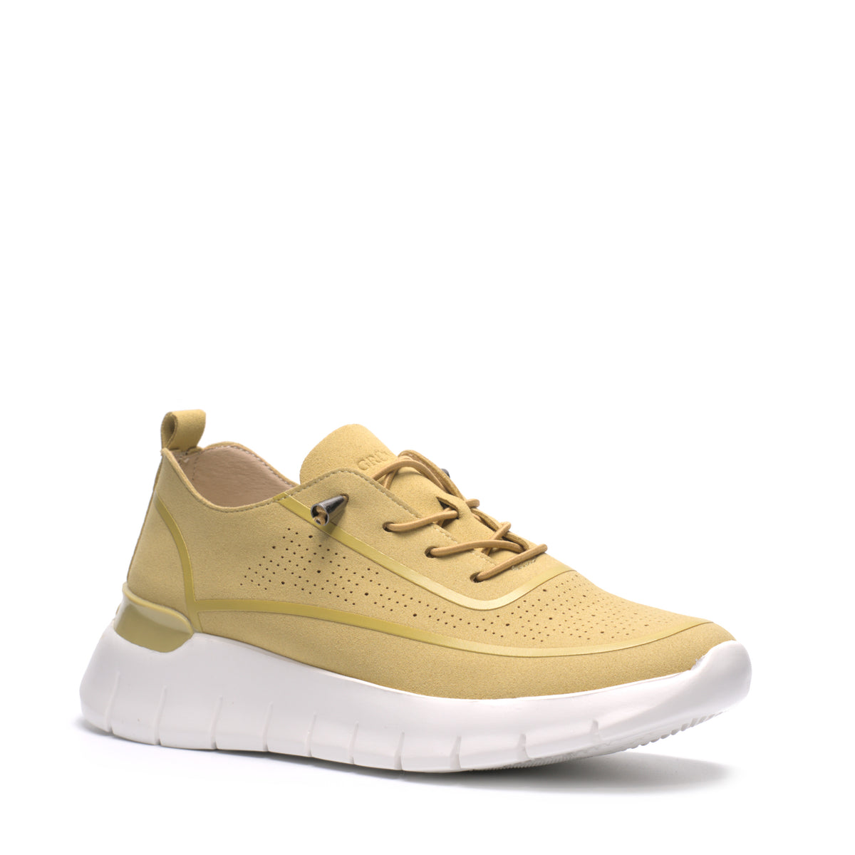 Sneaker Laserata Con Lacci Grunland SC0192