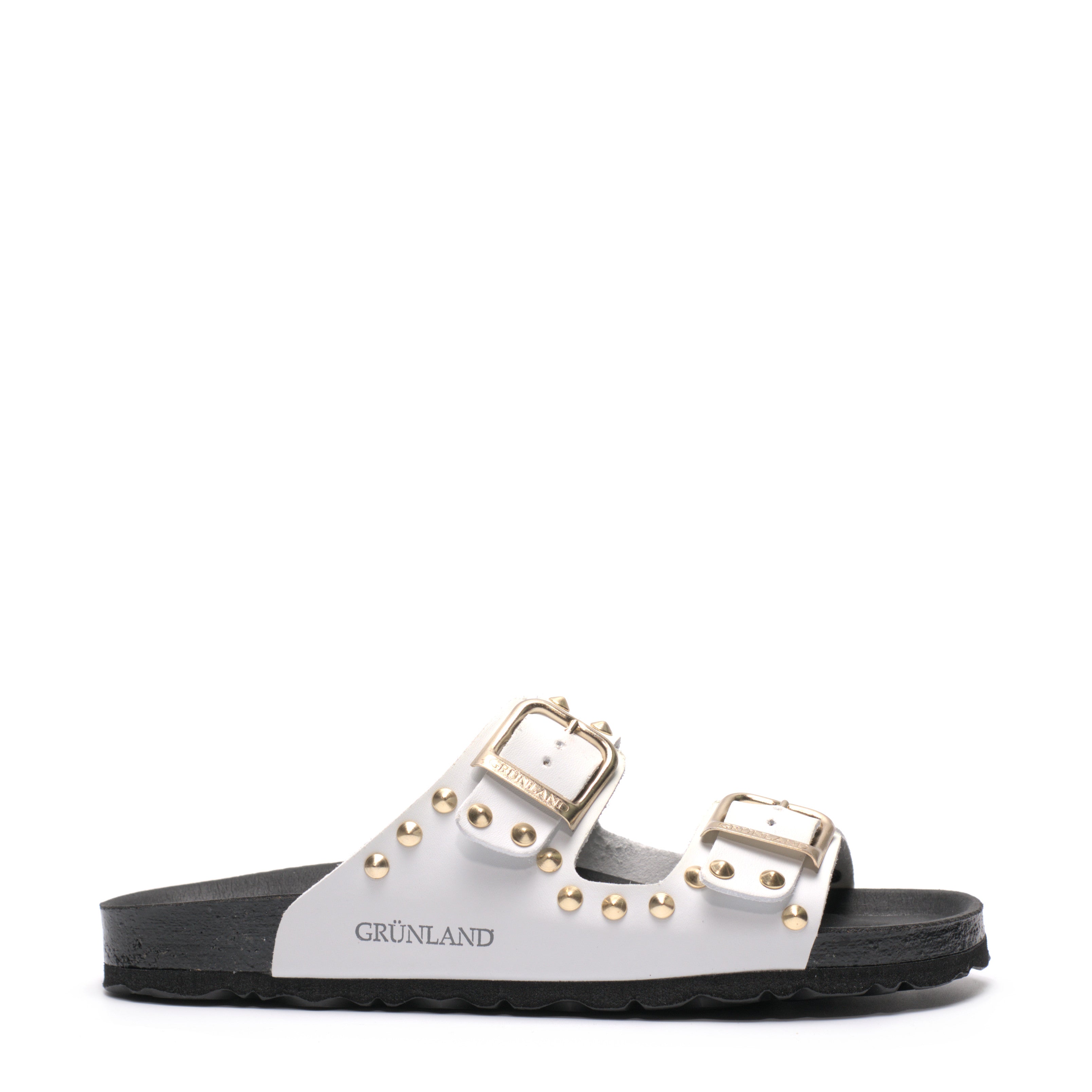 Ciabatta 2 Fasce + Borchie Grunland CB0737