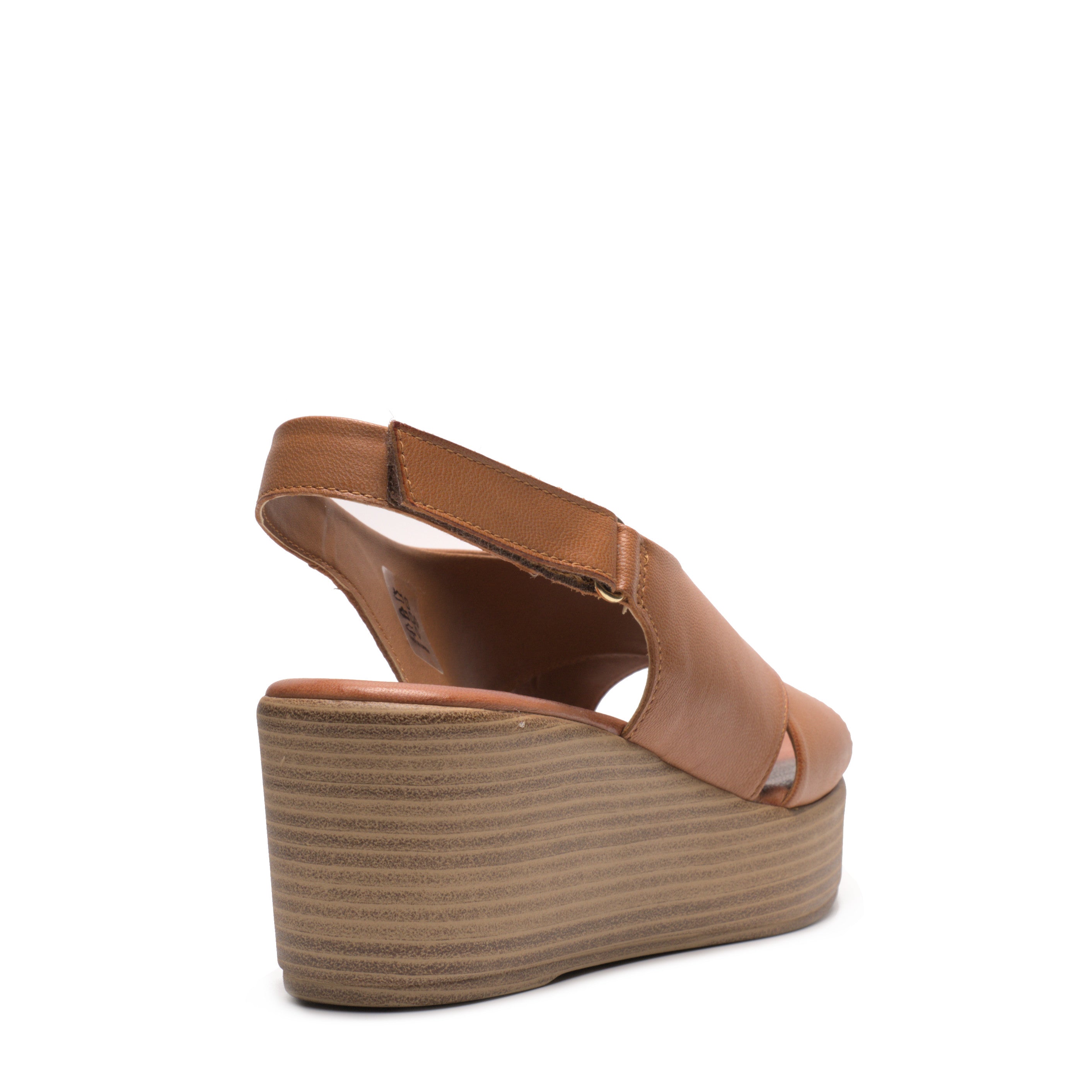 Sandalo Fasce Incrociate Con Zeppa Borgo Giannotti NP163