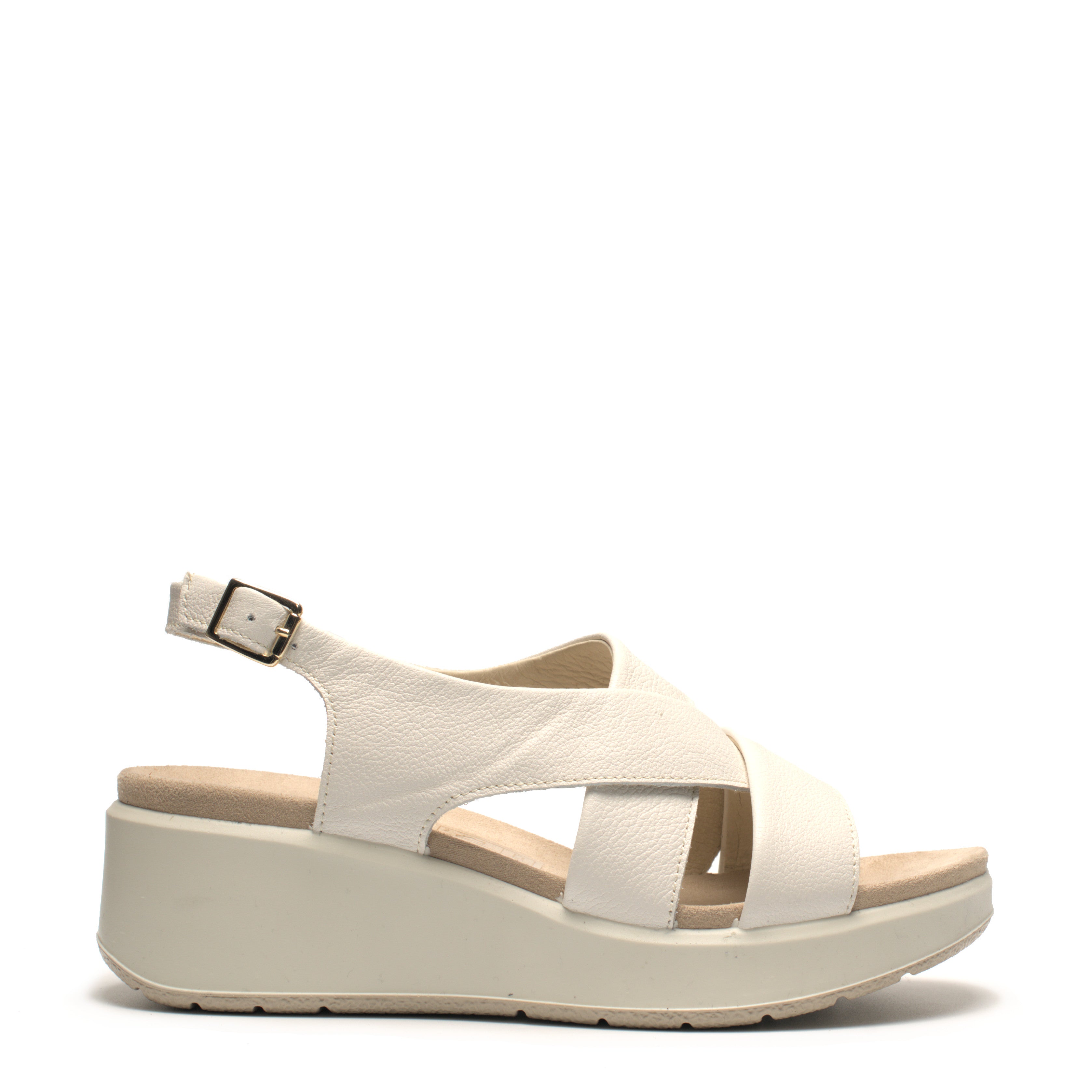 Sandalo Con Zeppa Enval Soft 77923