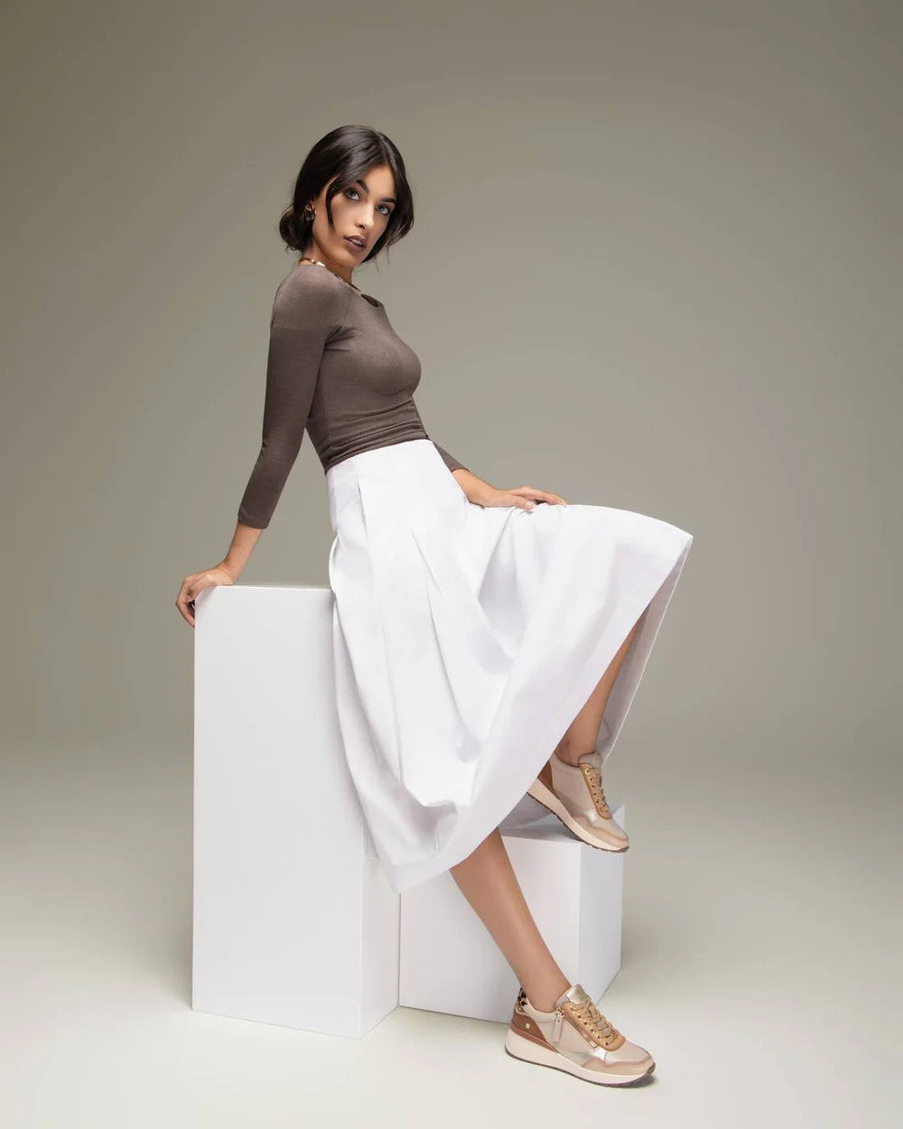 Scarpa Con Lacci E Zip Con S.Gomma Carmela 162442