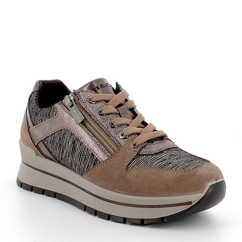 Scarpa Lacci + Zip S.Gomma Igi & Co 86761