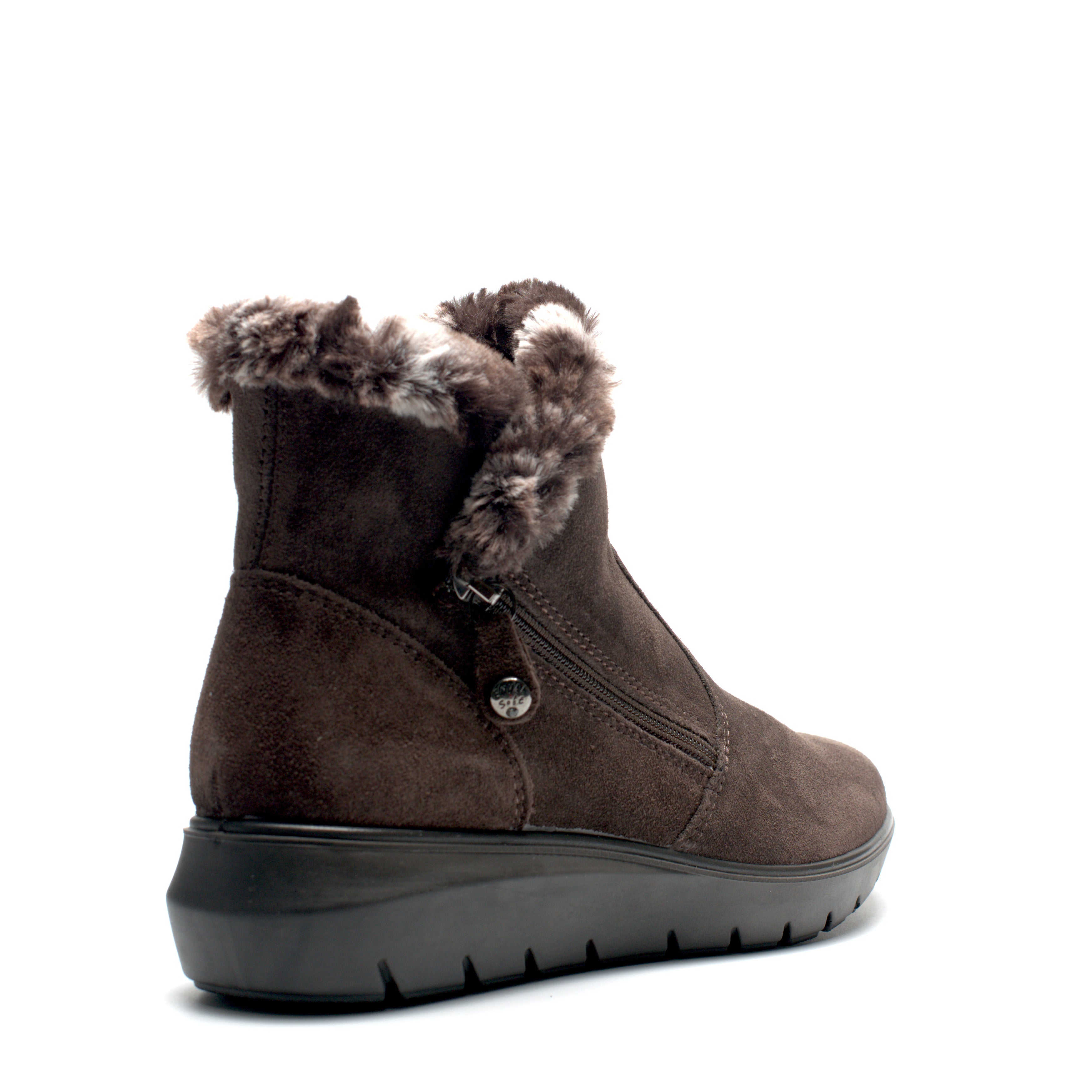 Stivaletto Cerniera S.Gomma Enval Soft 87737/CAMOSCIO