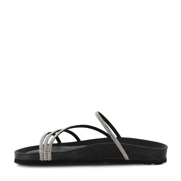 Sandalo Con Fussbett E Strass Grunland CB0836