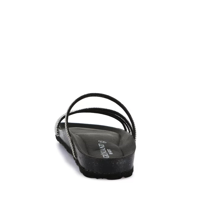 Sandalo Con Fussbett E Strass Grunland CB0836
