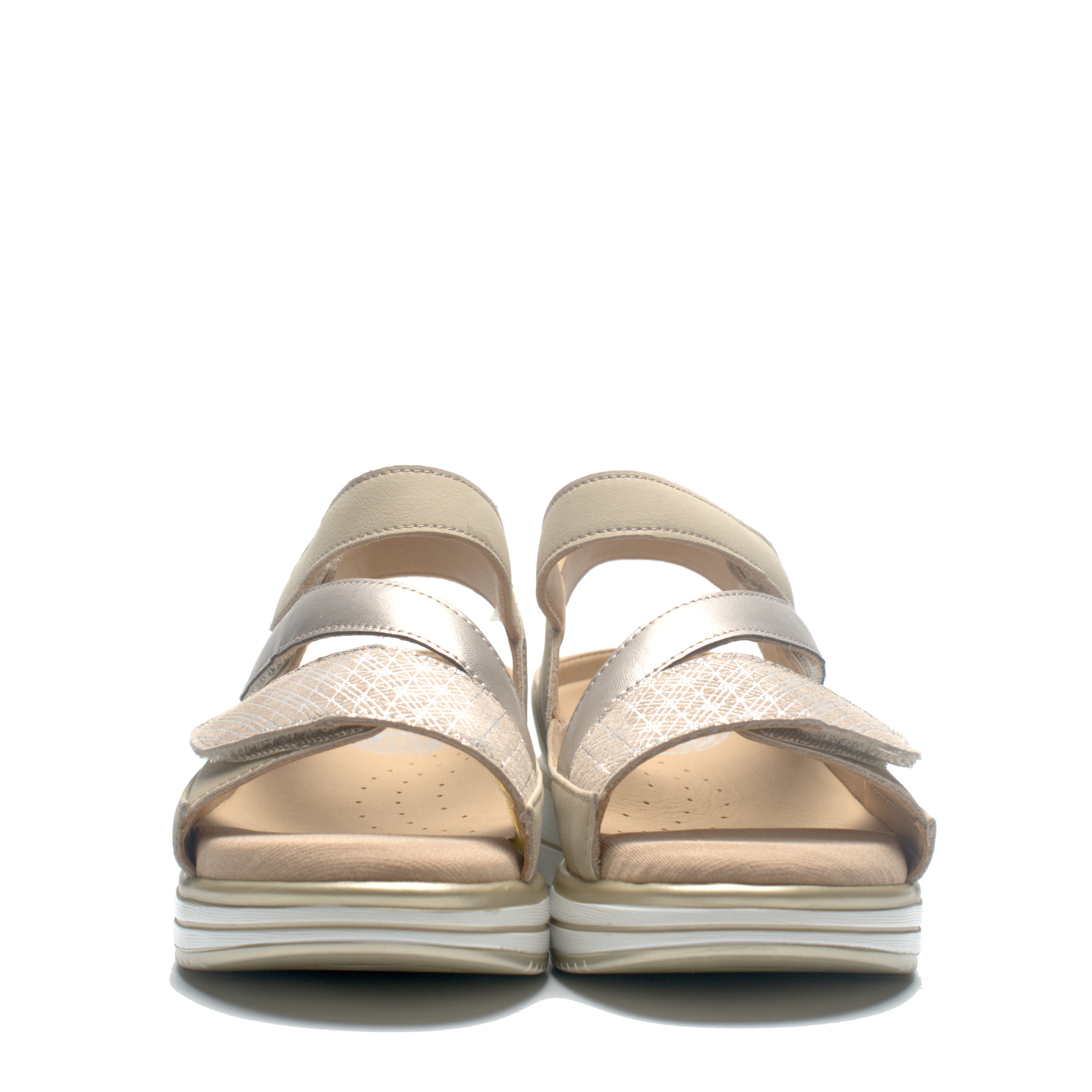 Sandalo 3 Strappi + Plantare Estraibile G-Comfort S661TH