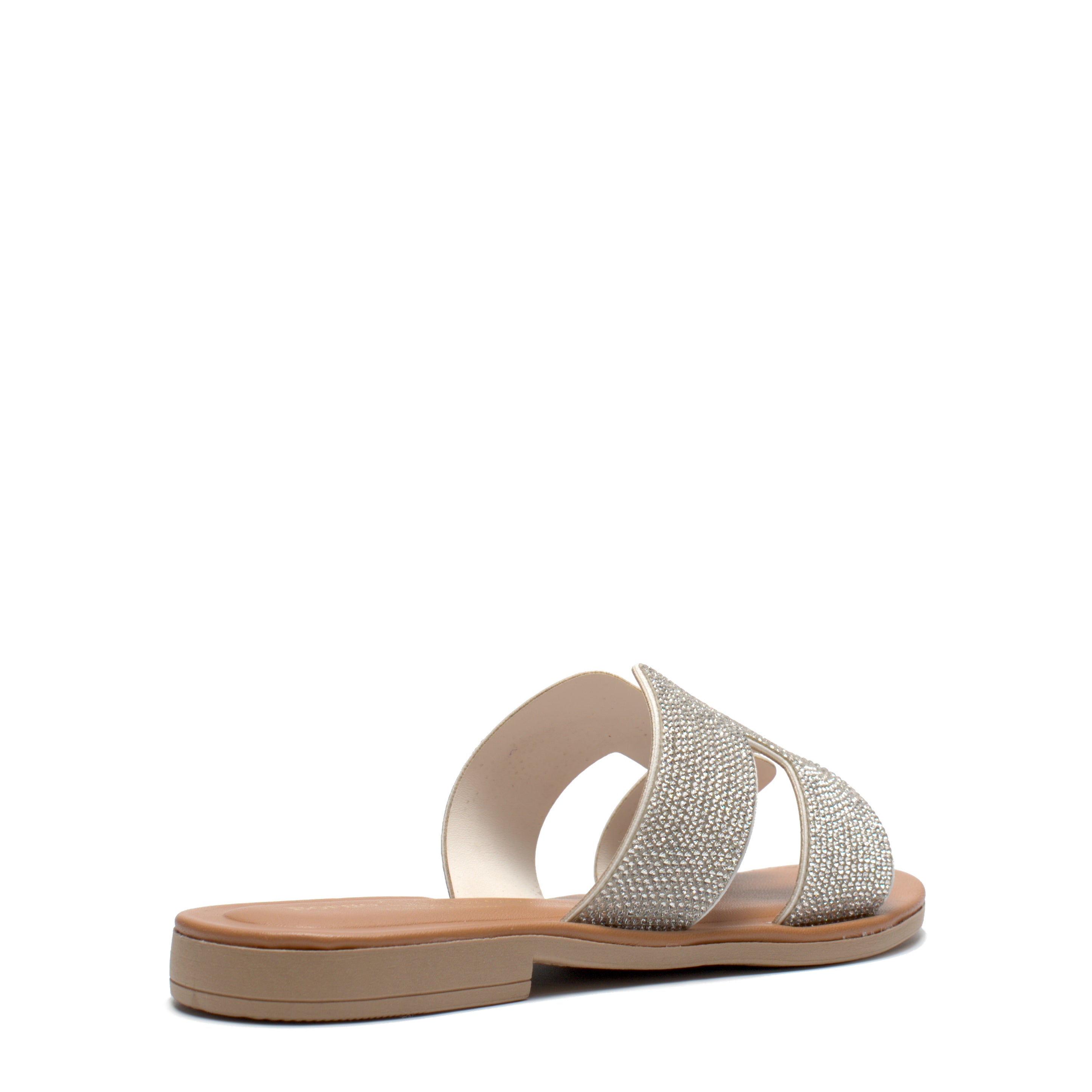 Ciabatta In Strass Tacco Basso Borgo Di Lucca 100/TS