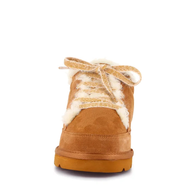 Scarpa Lacci + Pelliccia S.Gomma Grunland SC3334