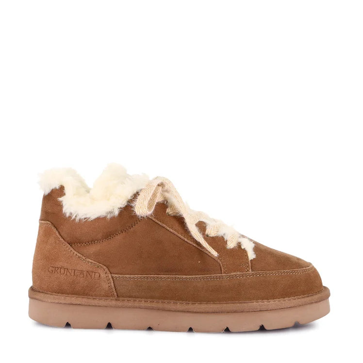 Scarpa Lacci + Pelliccia S.Gomma Grunland SC3334