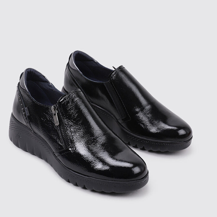 Slip On Con Zip Suola Eva Fluchos F2099
