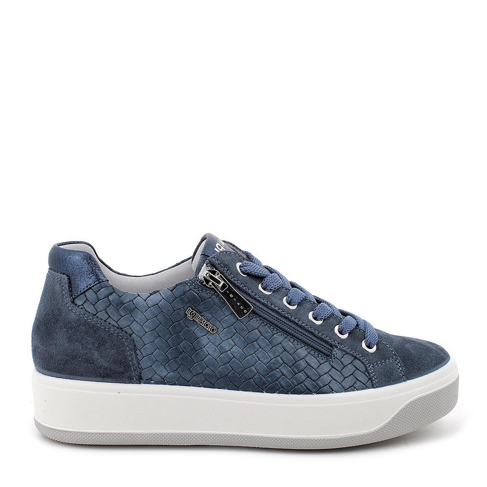 Scarpa Lacci + Zip S.Gomma Igi & Co  11443