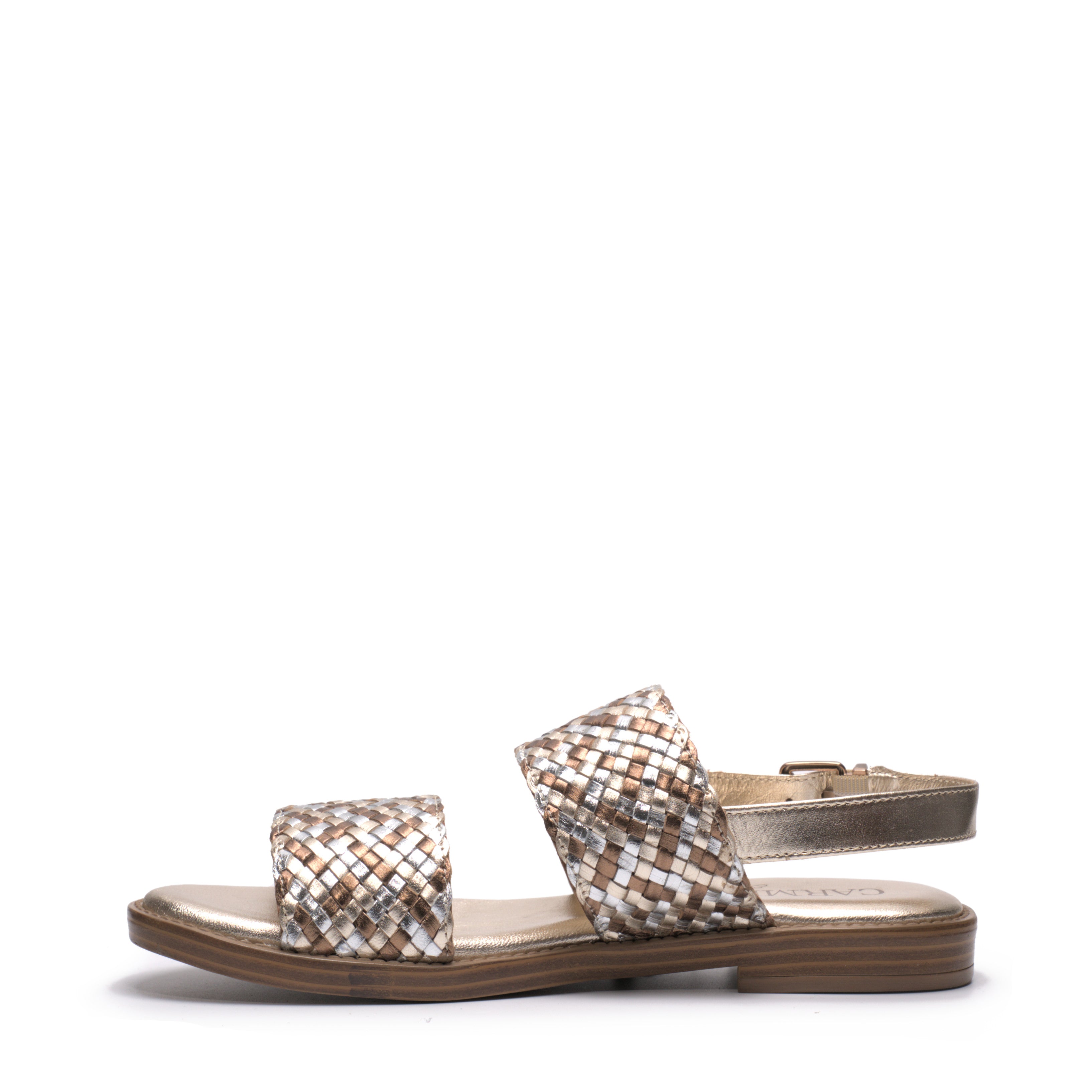 Sandalo Due Fasce Intrecciato Carmela 162197