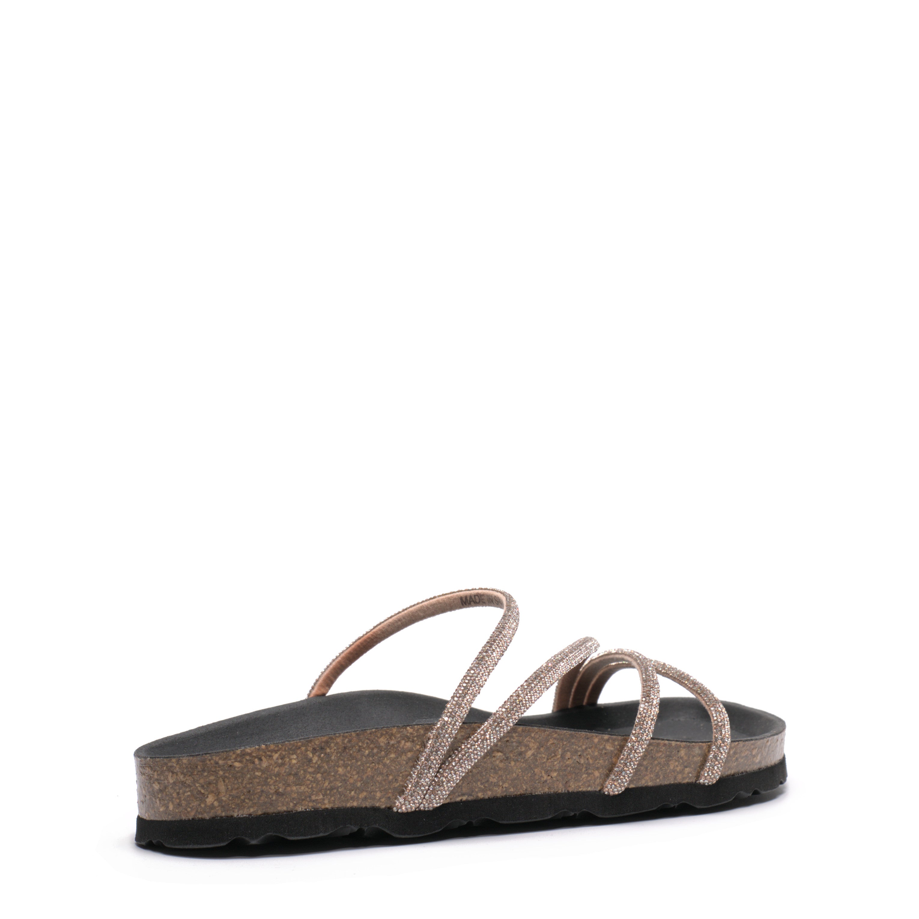 Sandalo Strass Suola Sughero Grunland  cb0058