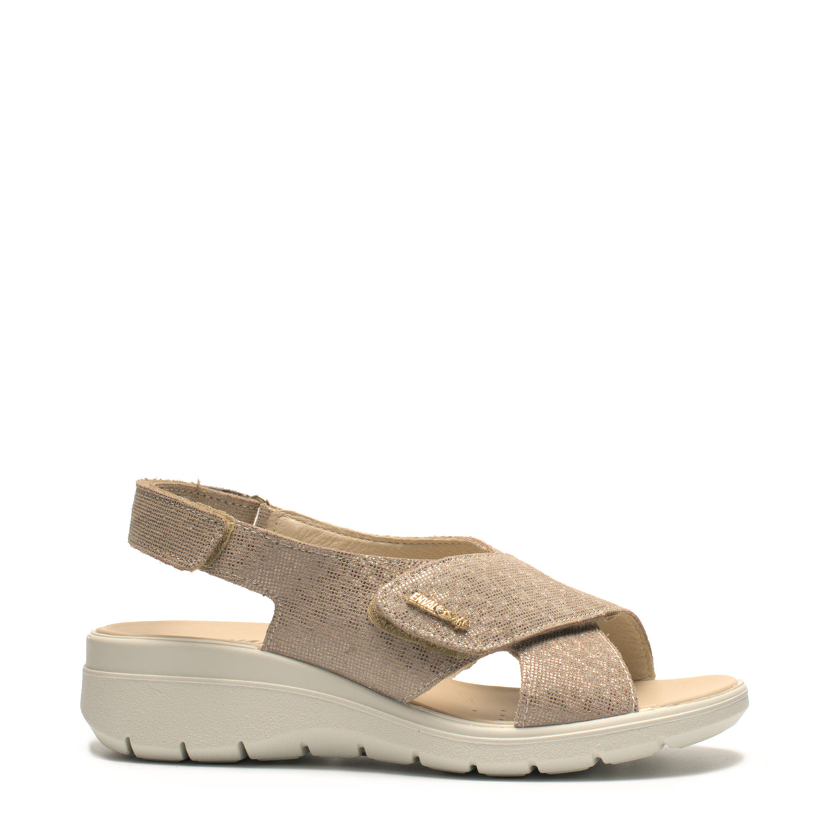 Sandali Zeppa Con Strappone Enval Soft  12809
