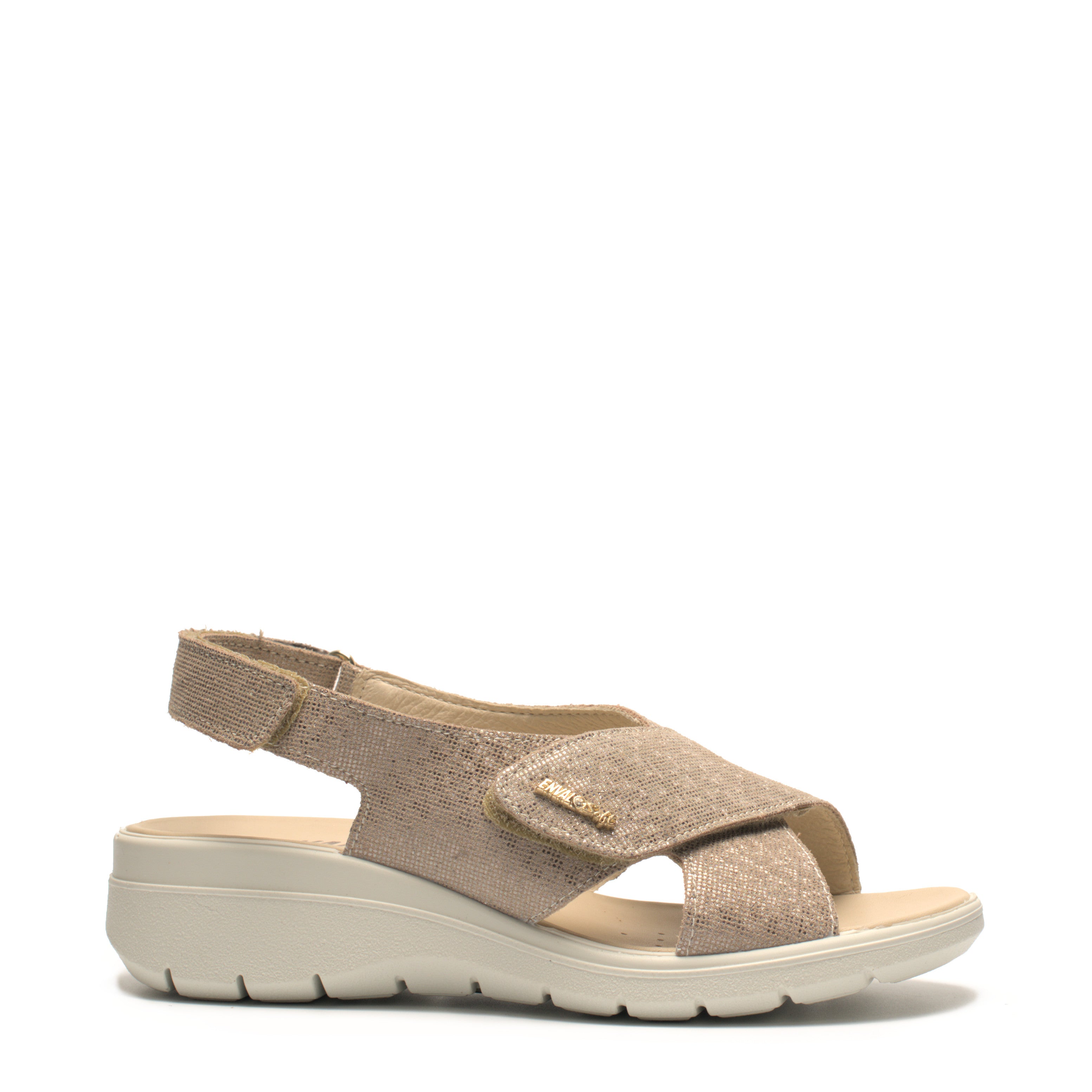 Sandali Zeppa Con Strappone Enval Soft  77769