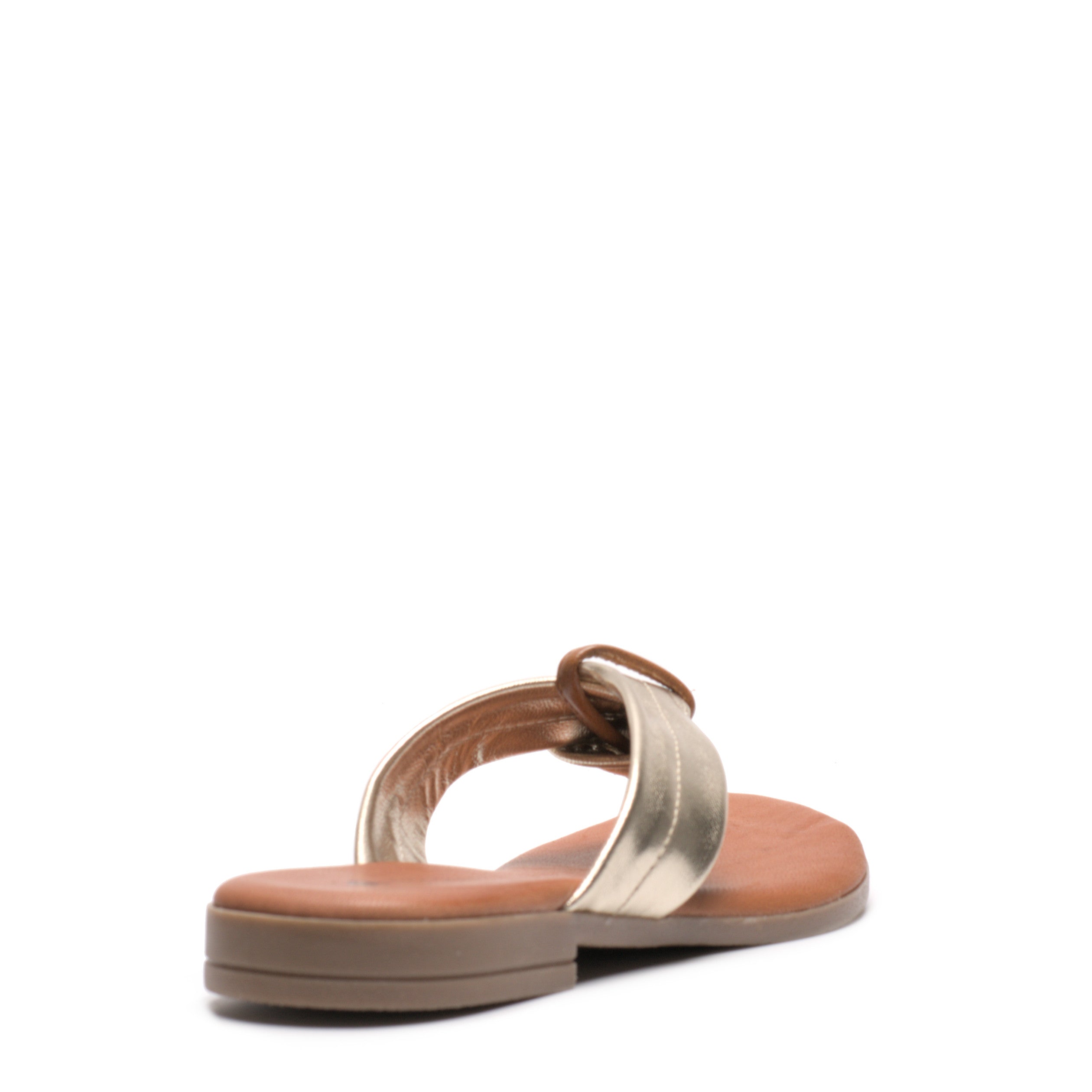 Infradito In Pelle Tacco Basso Borgo Giannotti  NP169/L