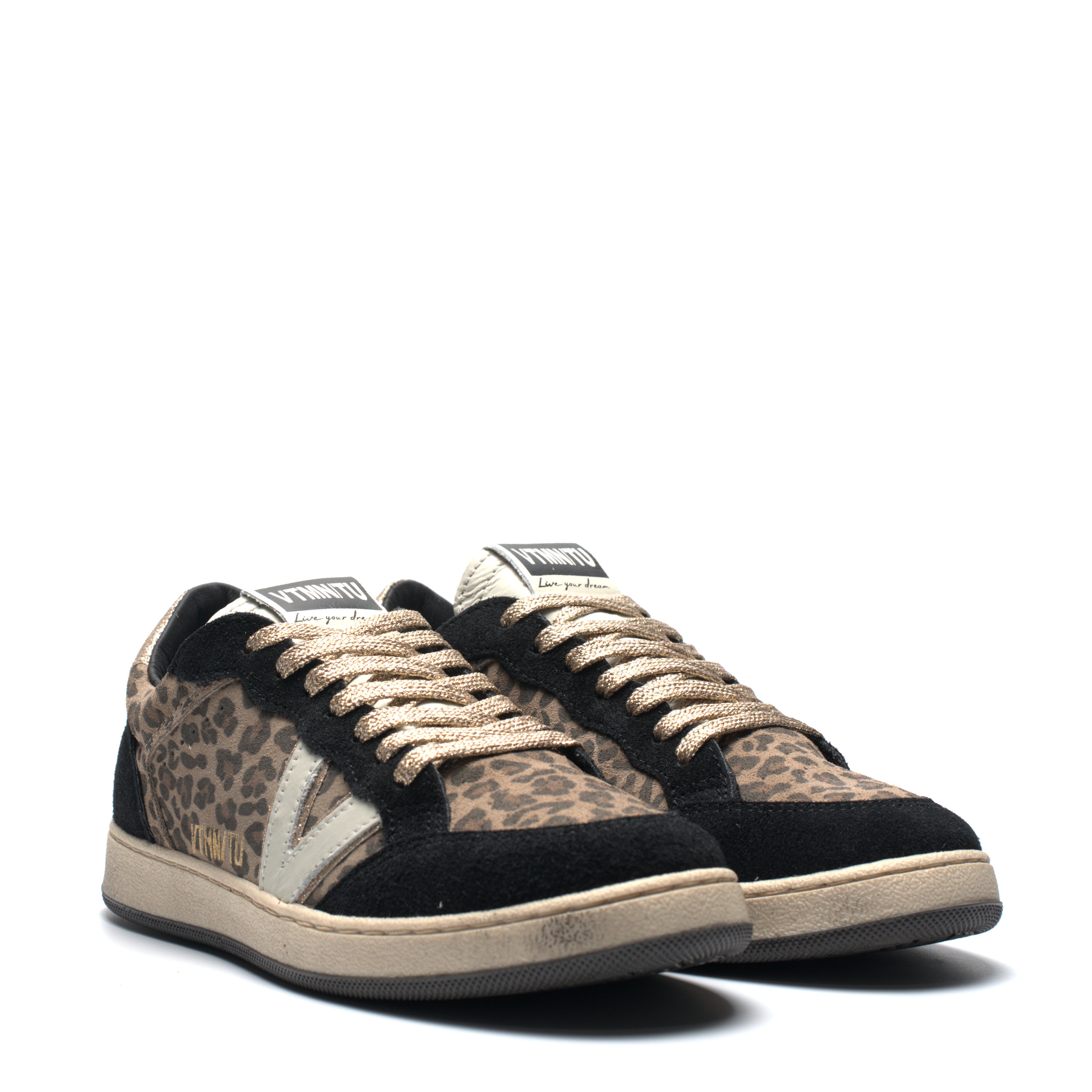 Sneakers Lacci S.Gomma Vitamina Tu SPECIAL/02-LEOP
