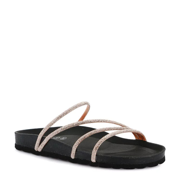 Sandalo Con Fussbett E Strass Grunland  CB0836