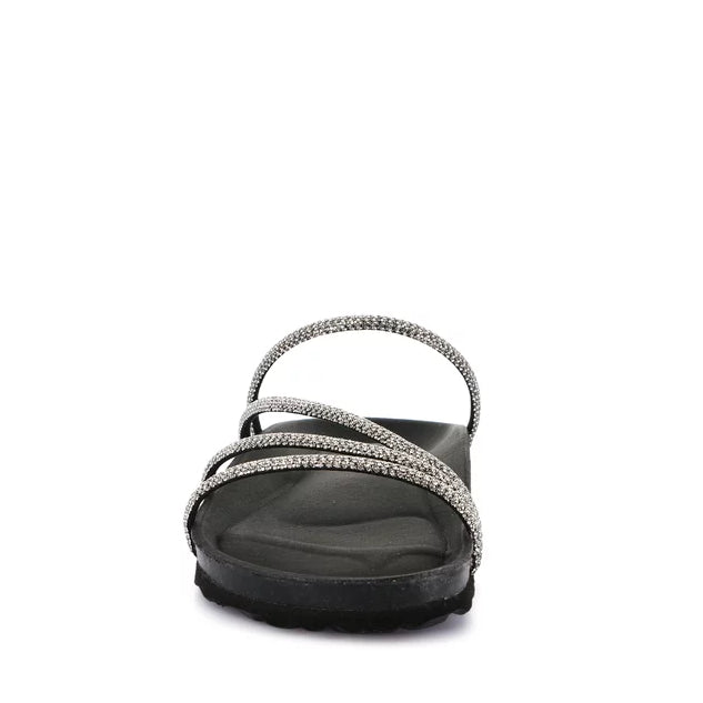 Sandalo Con Fussbett E Strass Grunland  CB0836