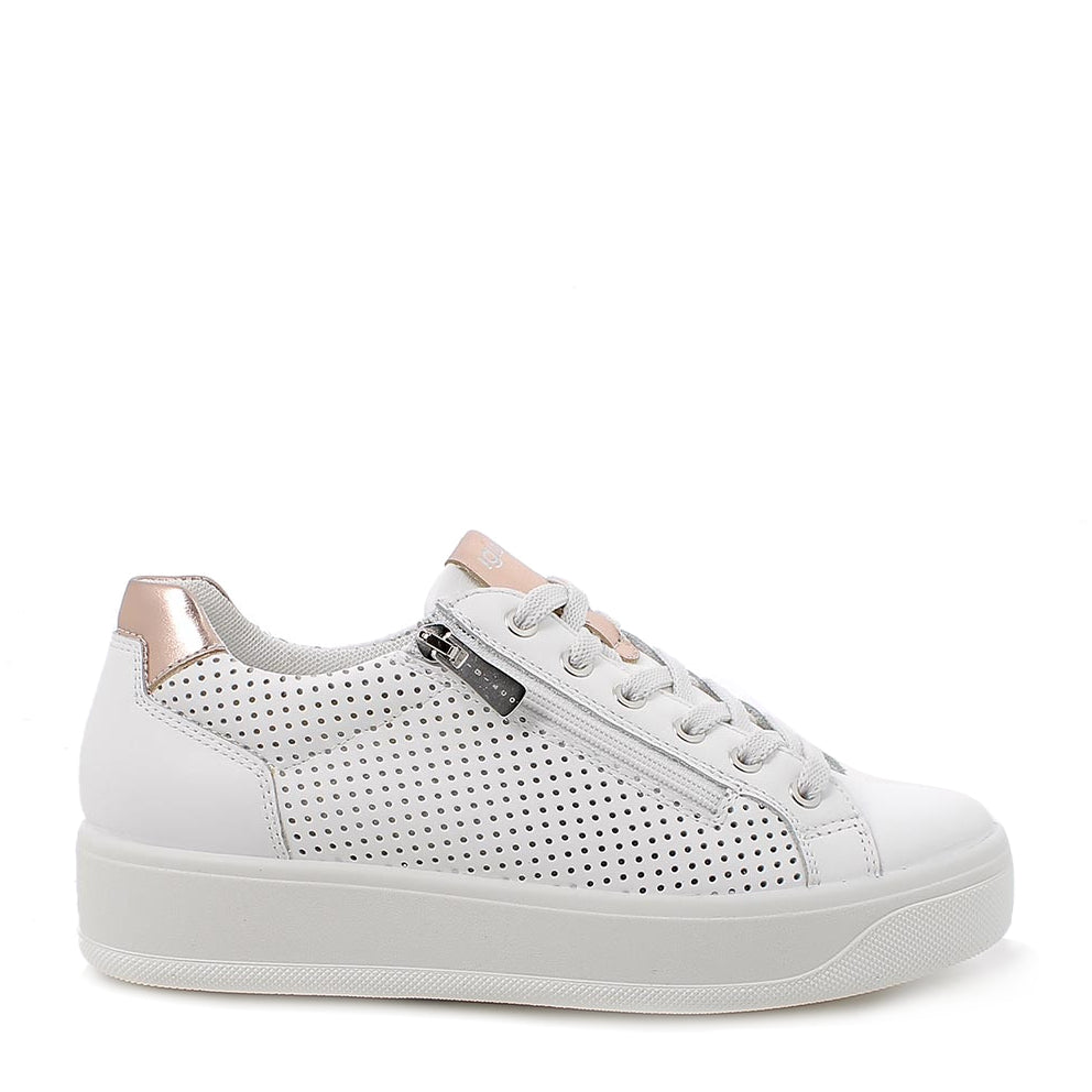 Scarpa Lacci + Zip S.Gomma Igi & Co  11445