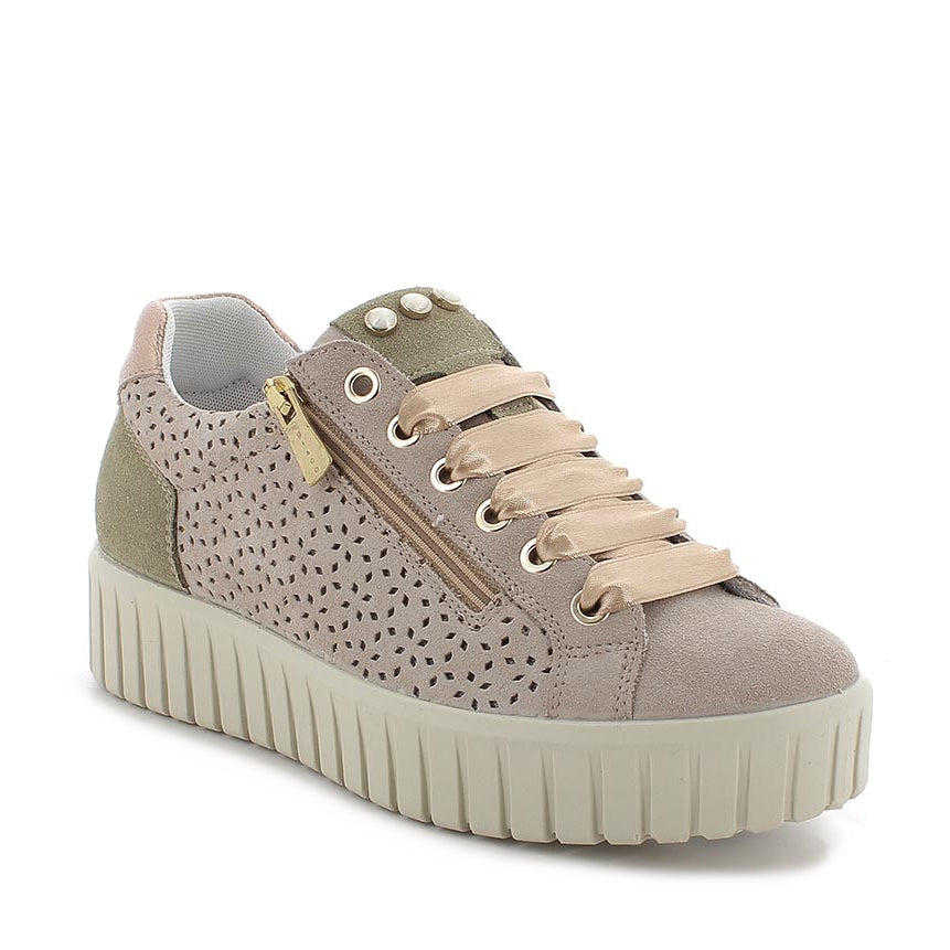Scarpa Lacci + Zip S.Gomma Igi & Co  11457/C