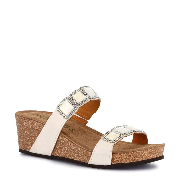 Ciabatte 2 Fasce + Strass Grunland  CB1834