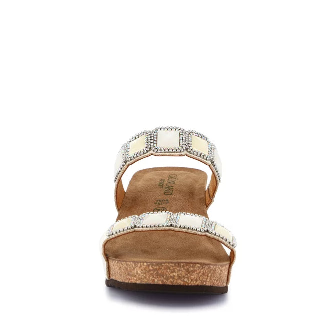 Ciabatte 2 Fasce + Strass Grunland  CB1834