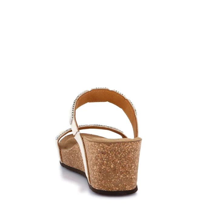 Ciabatte 2 Fasce + Strass Grunland  CB1834