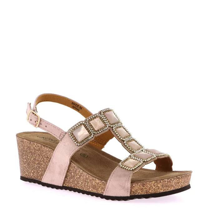 Sandali 2 Fasce + Strass Grunland  SB1914