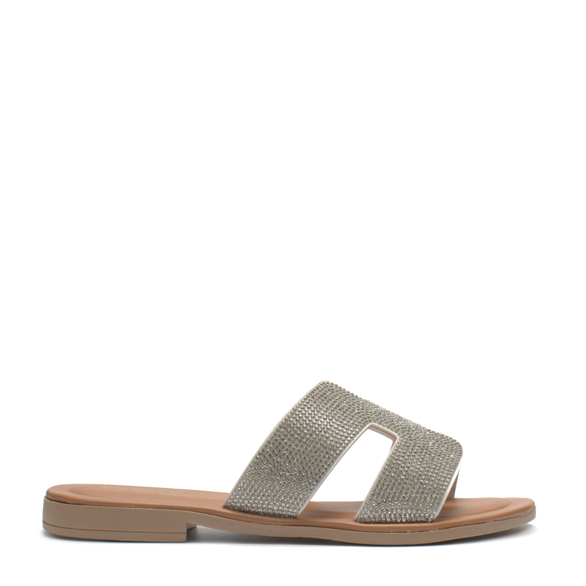 Ciabatta In Strass Tacco Basso Borgo Di Lucca 100/TS